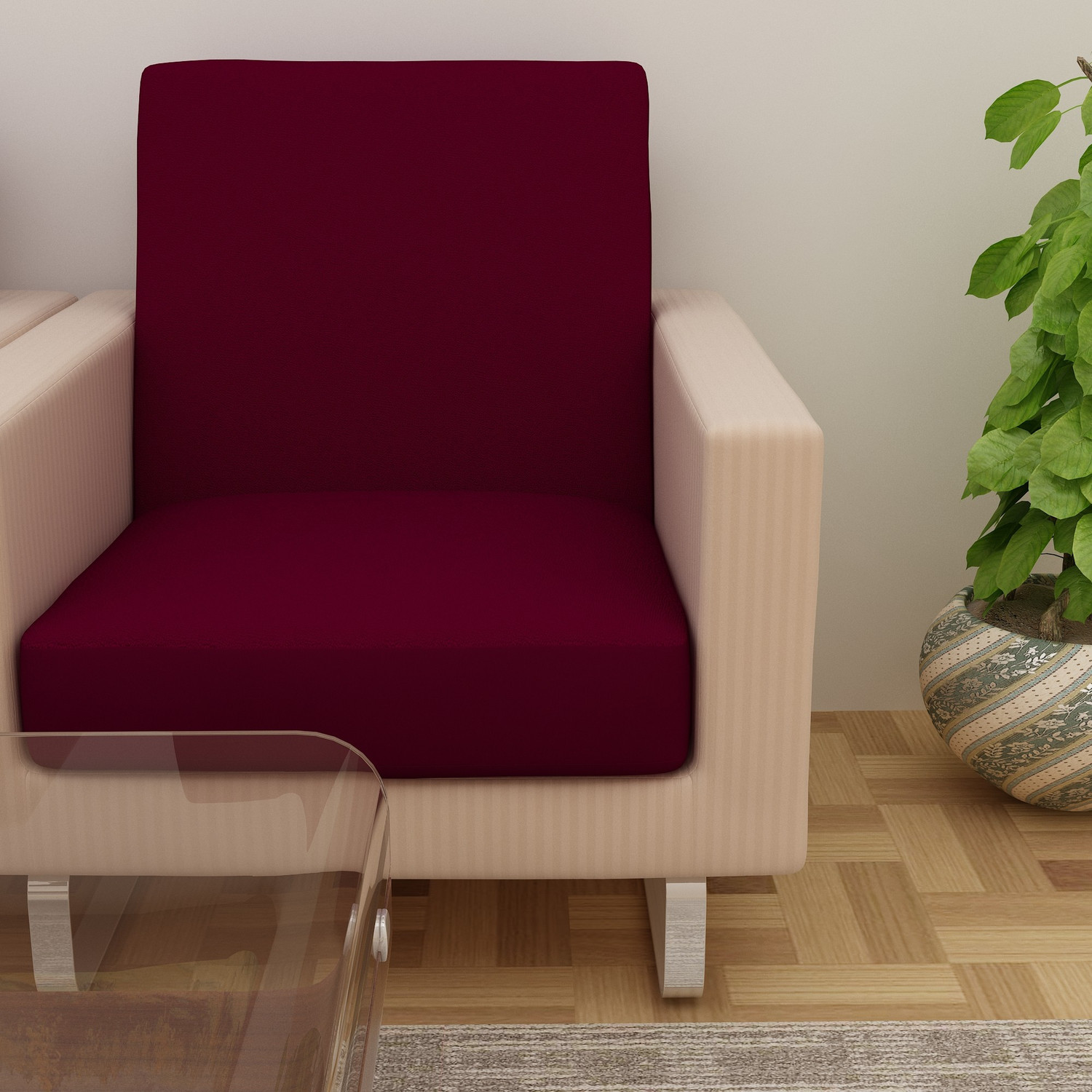 Image of Dream Care Terry 2 Seater Sofa Plain Cover