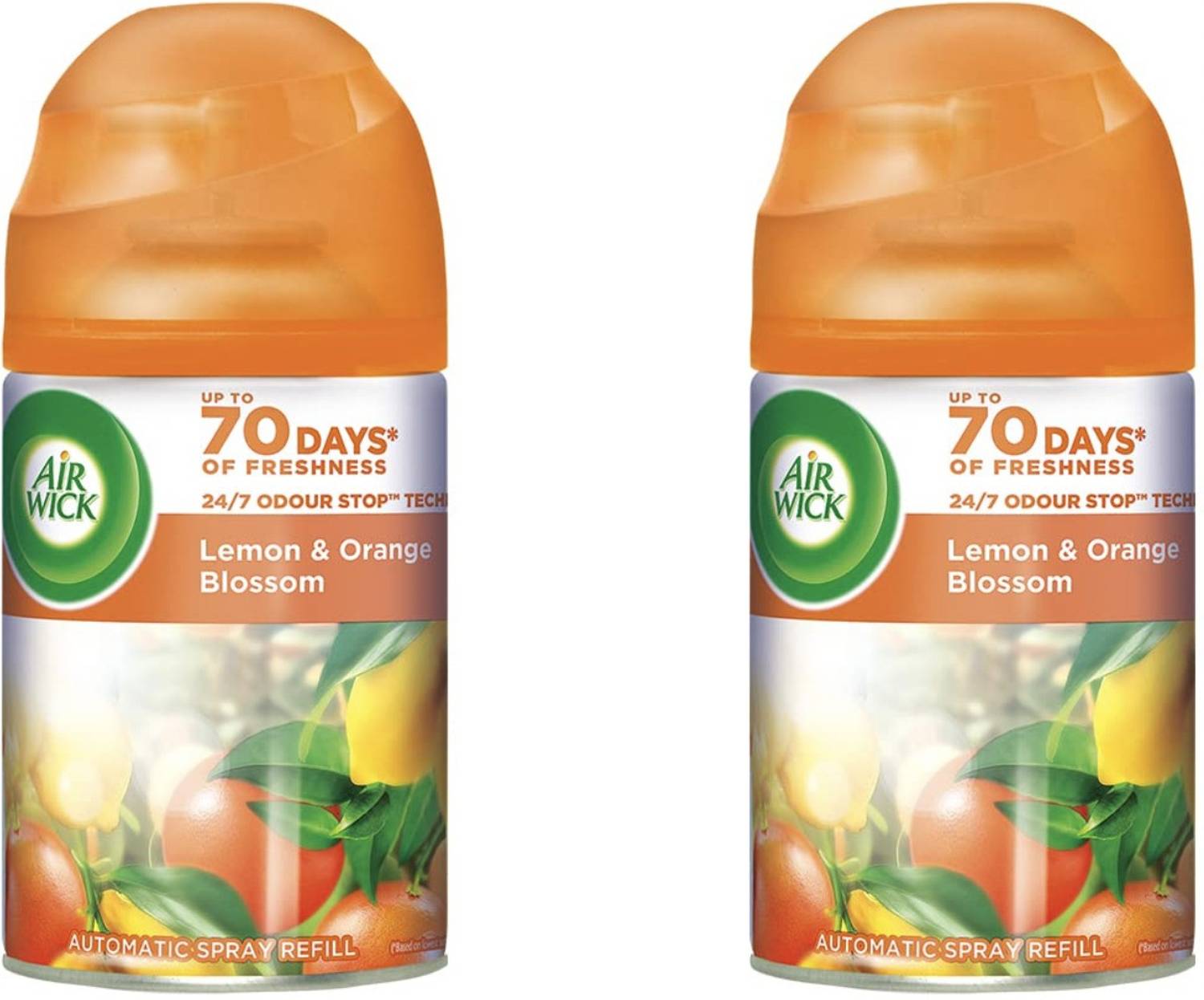 Airwick Orange, Lemon Car Freshener Refill Freshmatic 'Scents of India' Air-freshner Refill, Nagpur Narangi