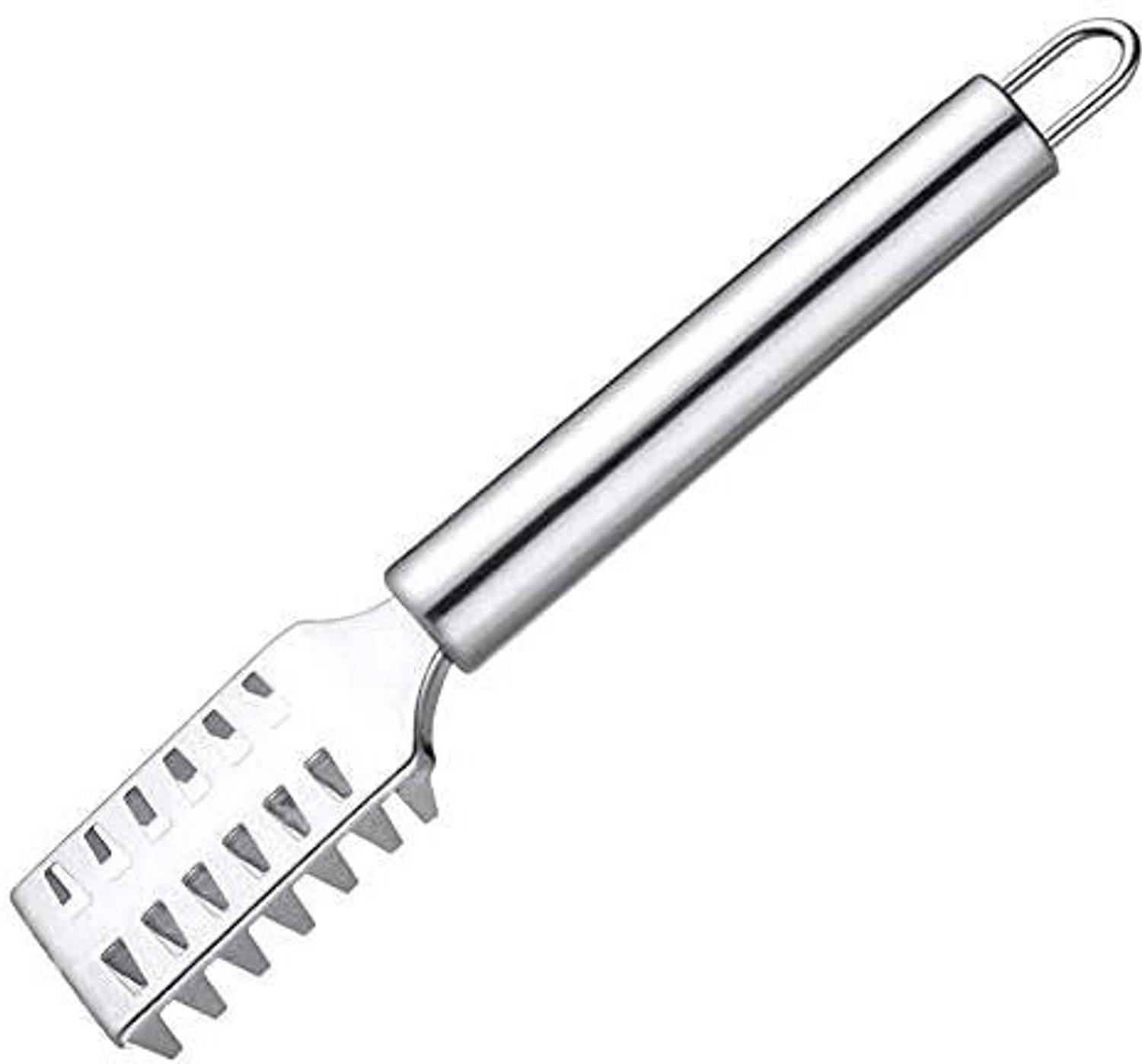 avnish Fish Skin Scraper Stainless Steel Fish Scales Fishing Cocina Tool (pack of 1) Fish Scaler