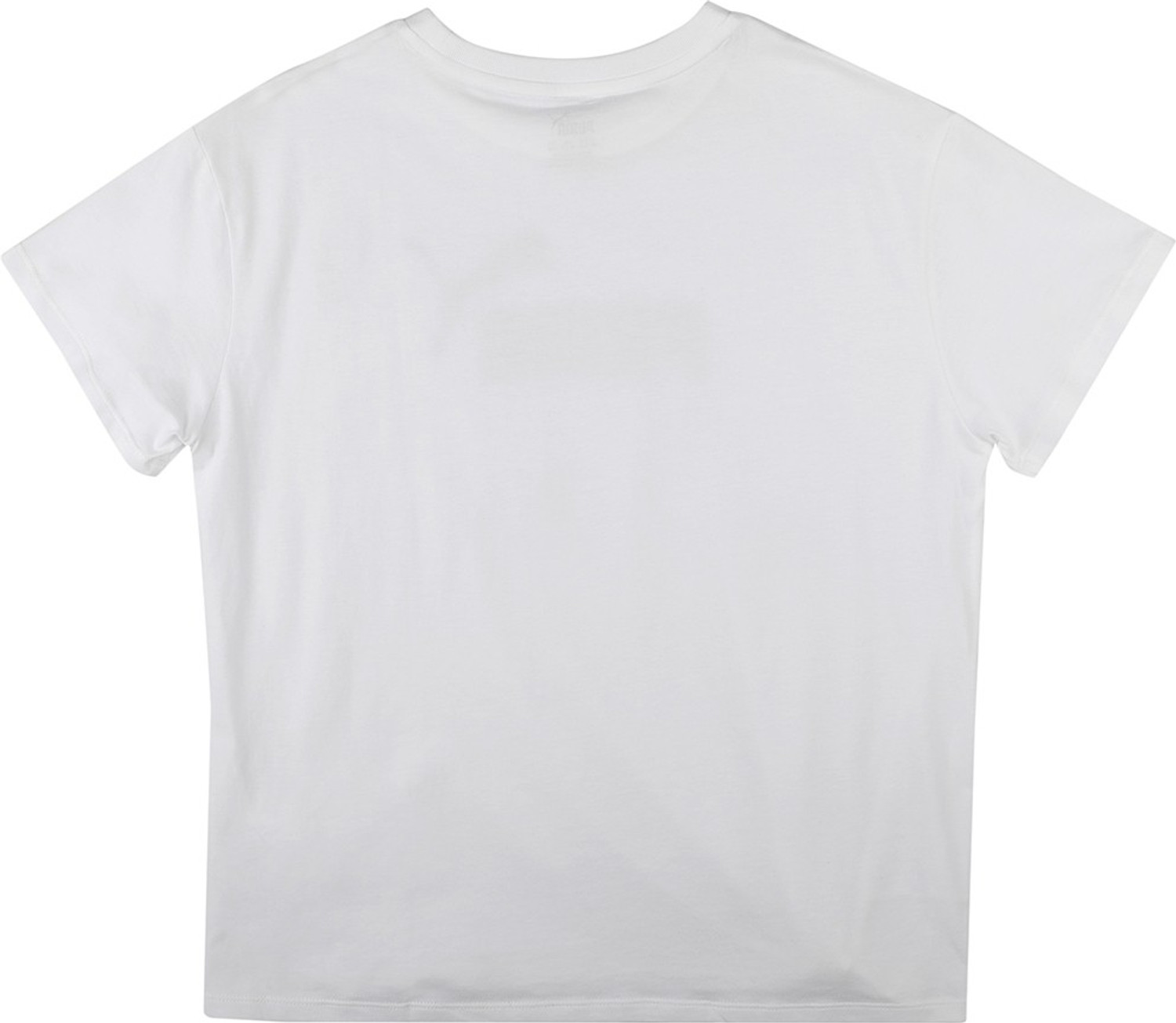Image of PUMA Girls Typography, Printed Cotton Blend Regular T Shirt