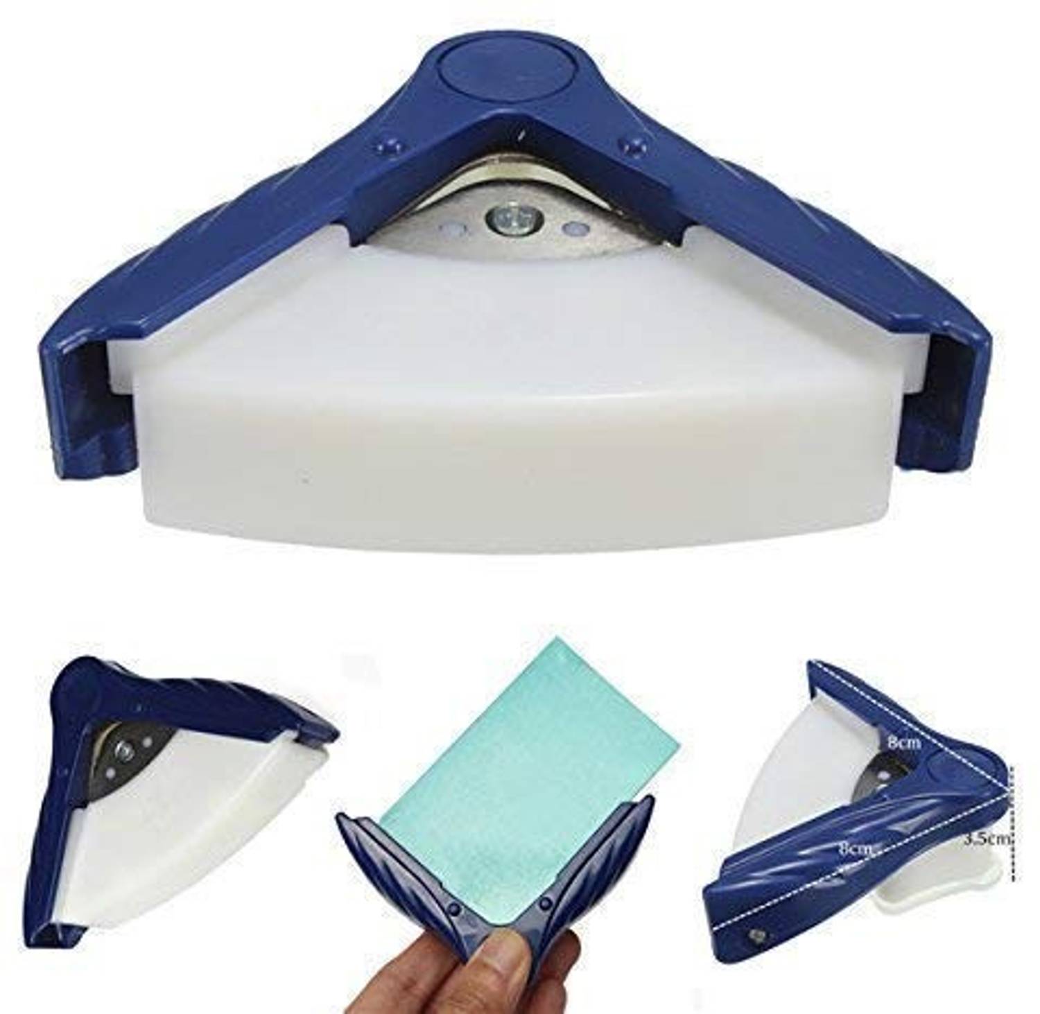 Paper Corner Rounder 3 in 1 (R4mm+R7mm+R10mm) for Paper Crafts,Corner Cutter ,Envelope Punch Board ,Hole Puncher,Laminate, DIY Projects, Photo Cutter