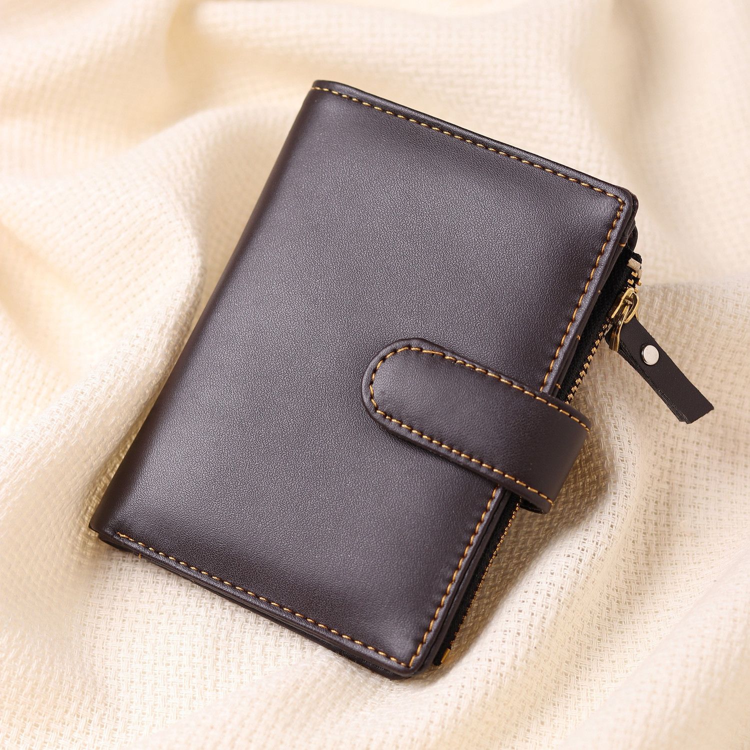 Image of TnW Lifestyle Women Casual Brown Artificial Leather Wallet