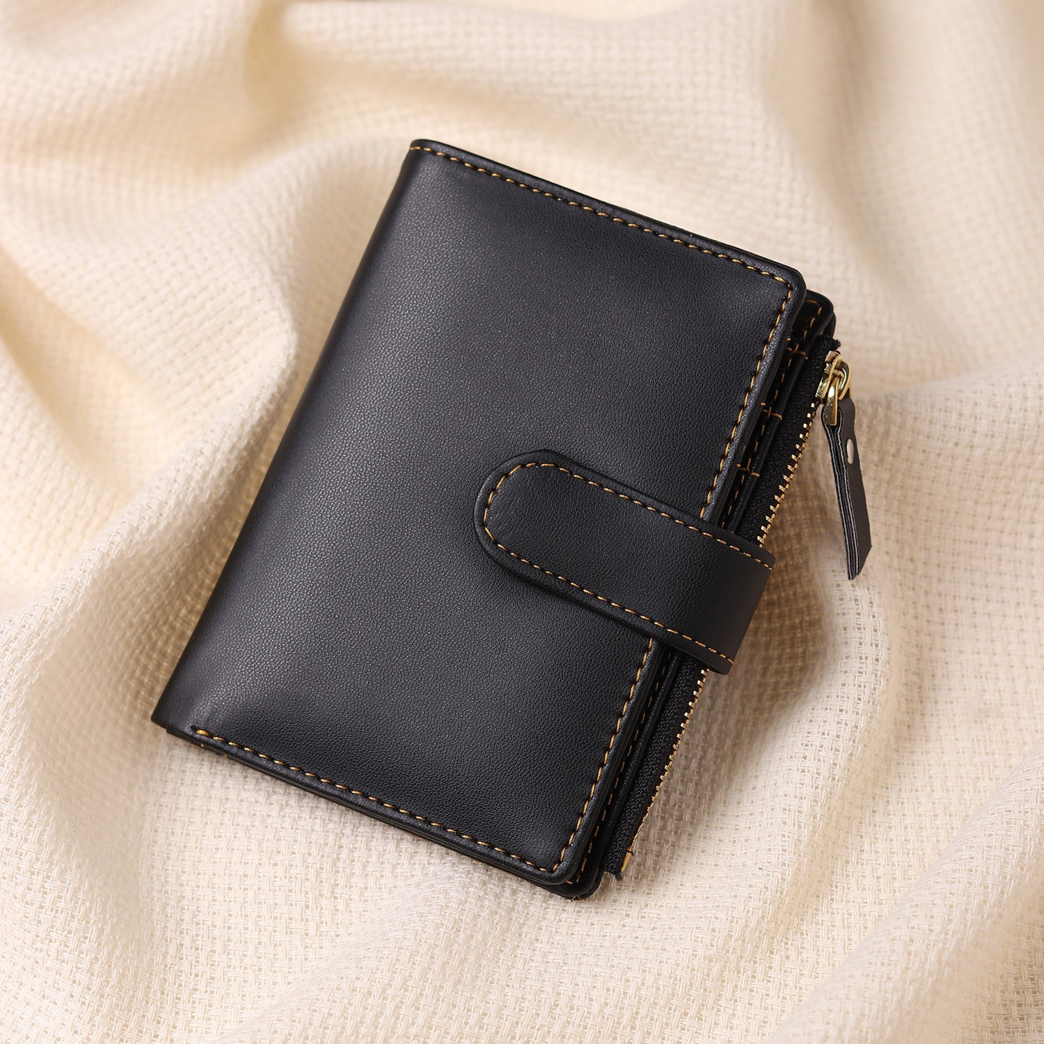 Image of TnW Lifestyle Women Casual Black Artificial Leather Wallet