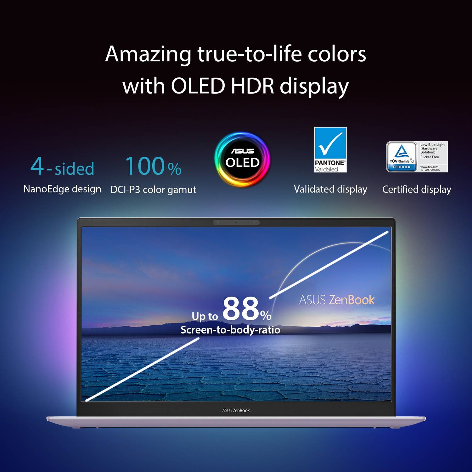 ASUS ZenBook 13 (2021) OLED Intel Core i7 11th Gen 1165G7 - (16 GB