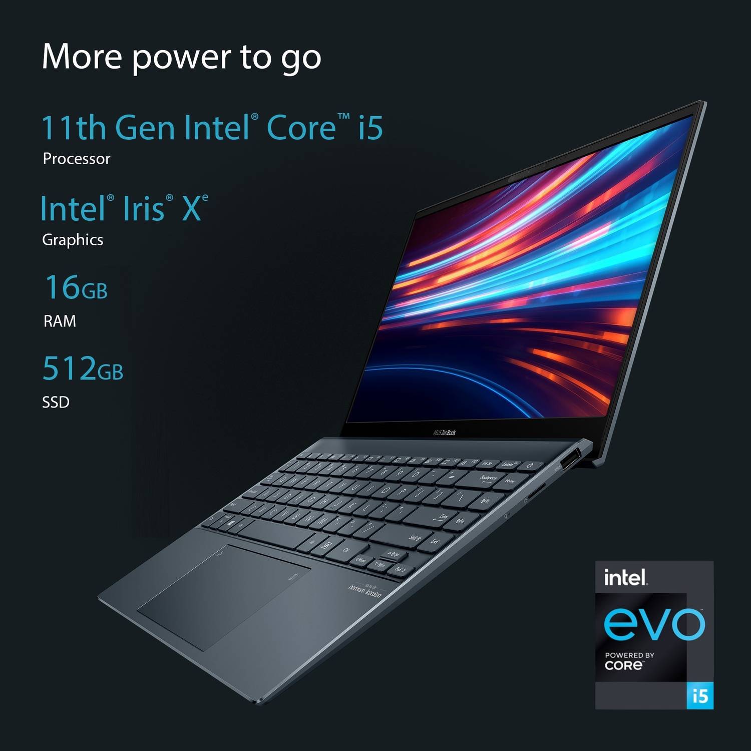 ASUS Zenbook 13 Intel EVO Intel Core i5 11th Gen 1135G7 - (16 GB