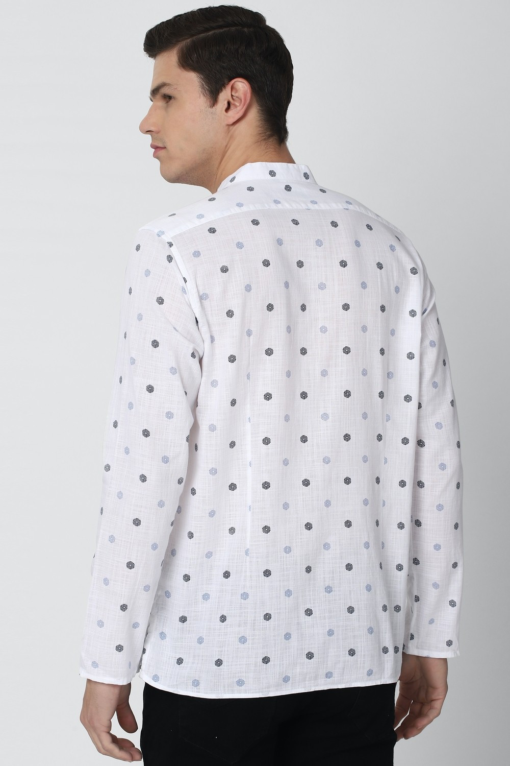 Image of PETER ENGLAND Men Printed Straight Kurta