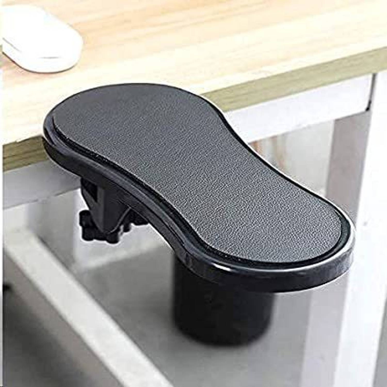 AADGEX Arm Rest Support - Computer/ Table Desk and Chair Dual Purpose Attachable Plastic Arm Rest Support - Computer Wrist Rest