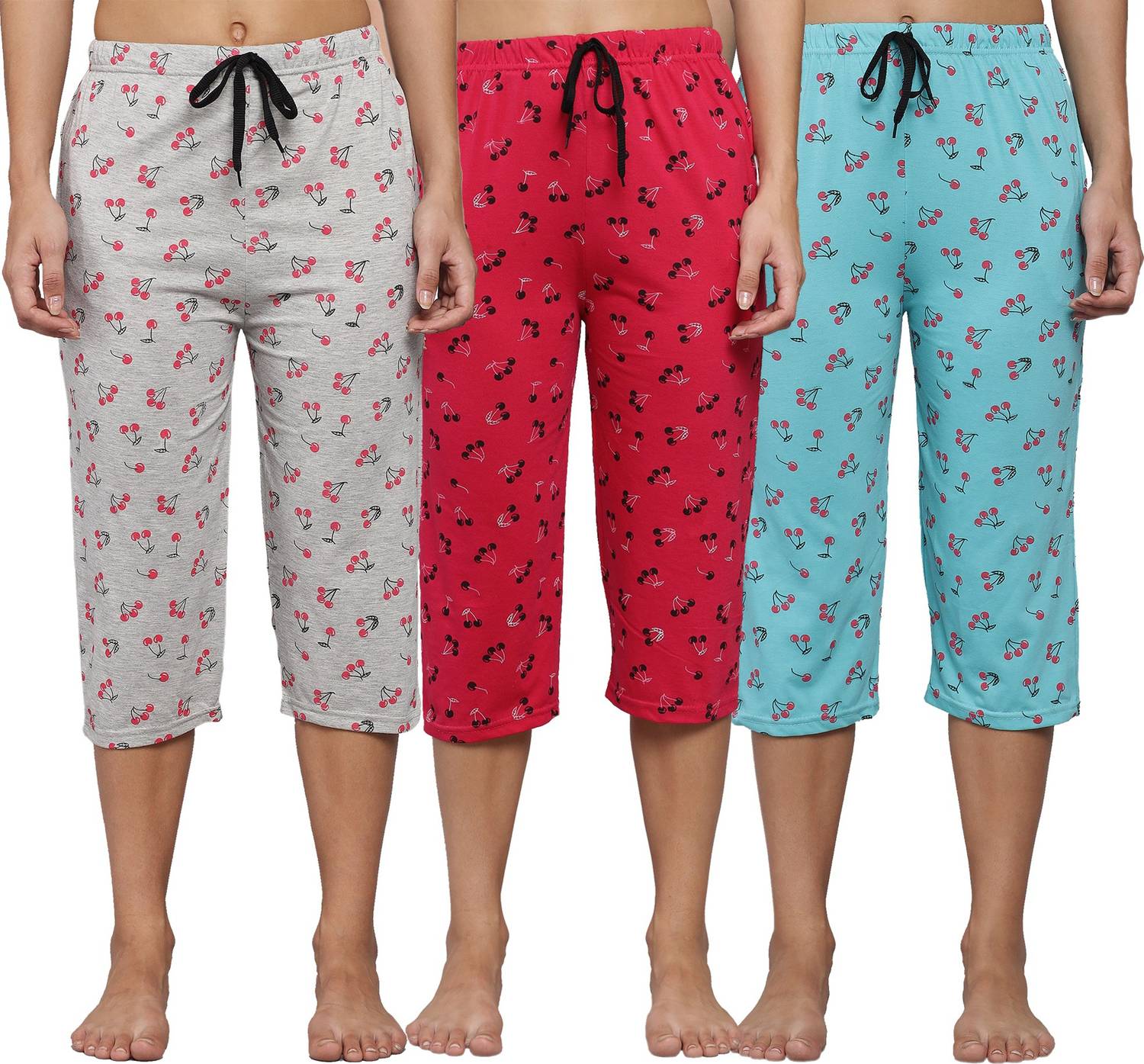ANIXA Women Multicolor Capri
