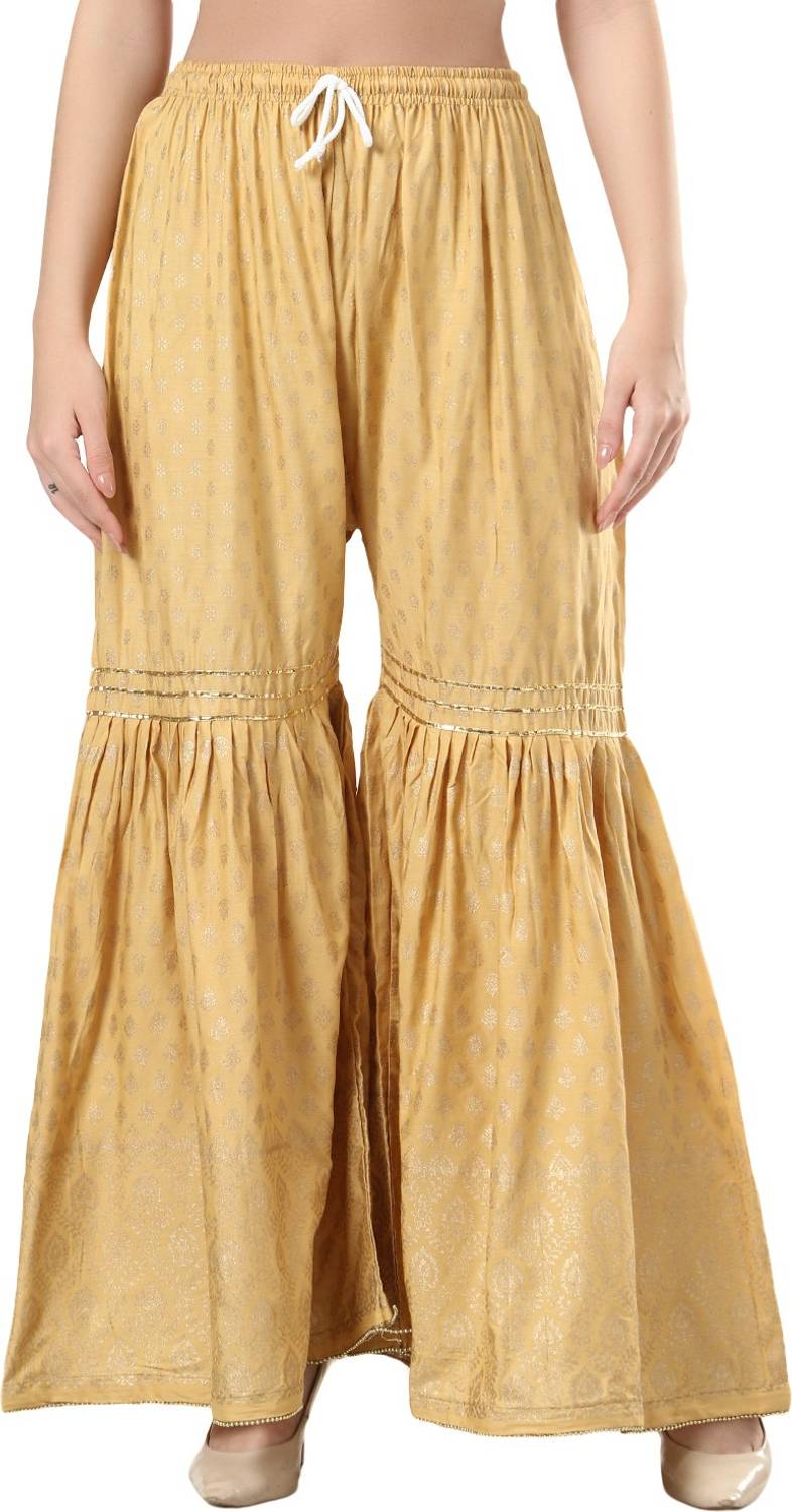 ABNF Regular Fit Women Beige Trousers
