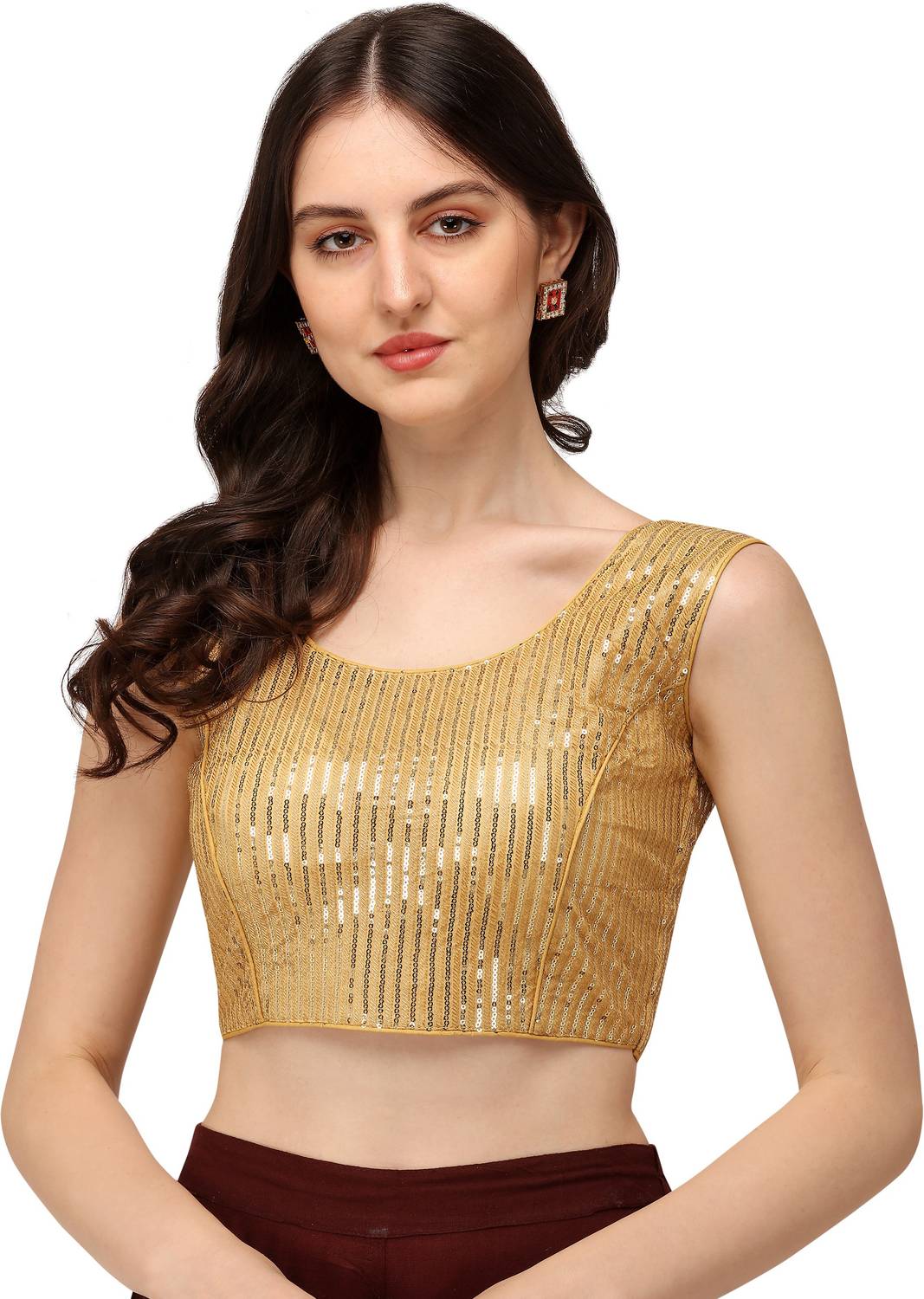 Blousery Round Neck Women Blouse