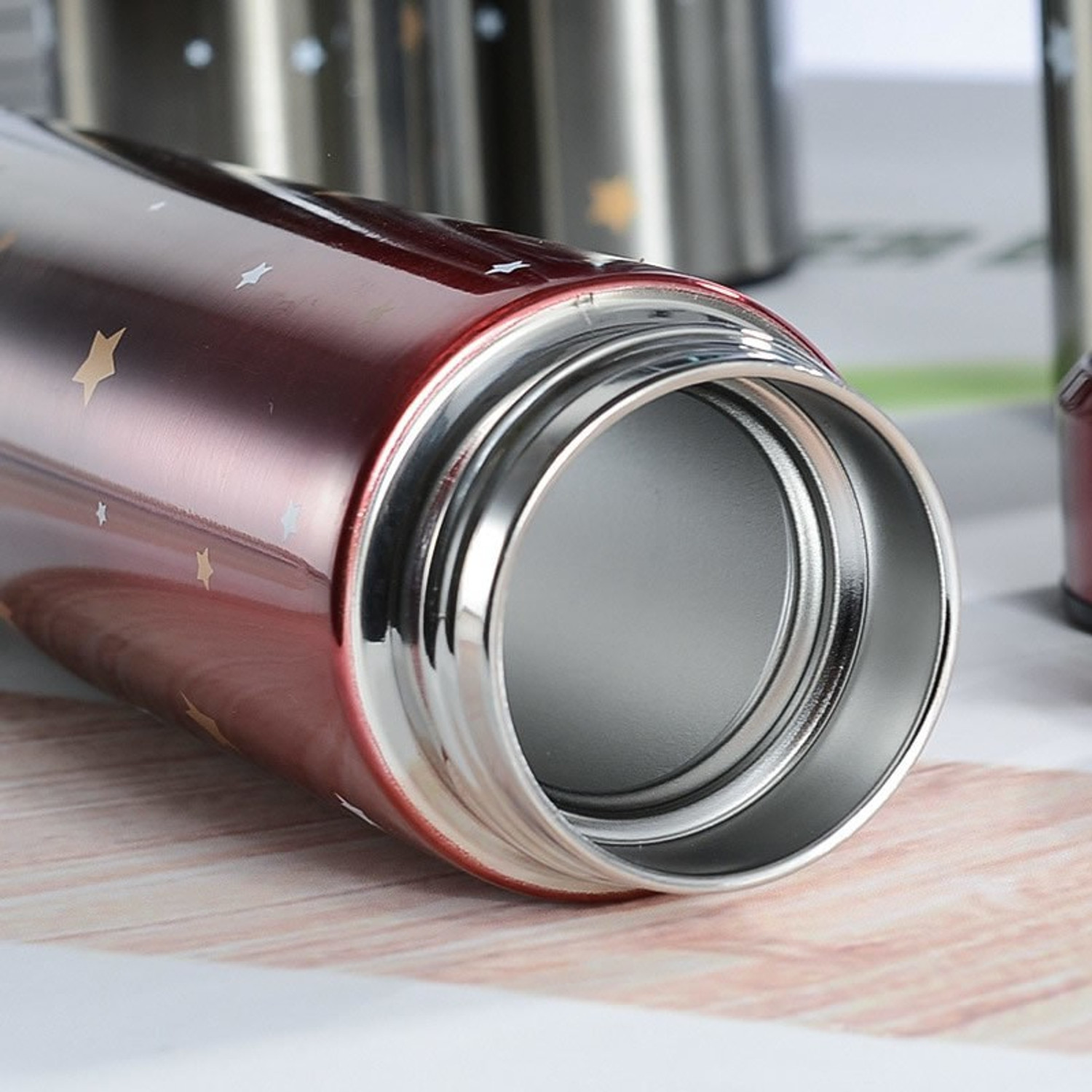 Image of oneexport Double Wall Insulated Stainless Steel Hot & Cold Vacuum Flask Bottle 500 ml Steel Bottle
