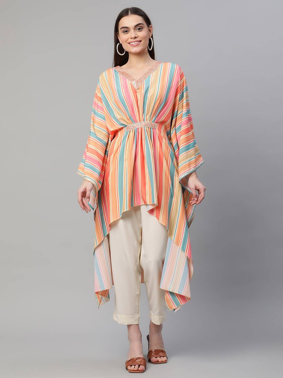 Ahalyaa Women Kaftan Pant Set