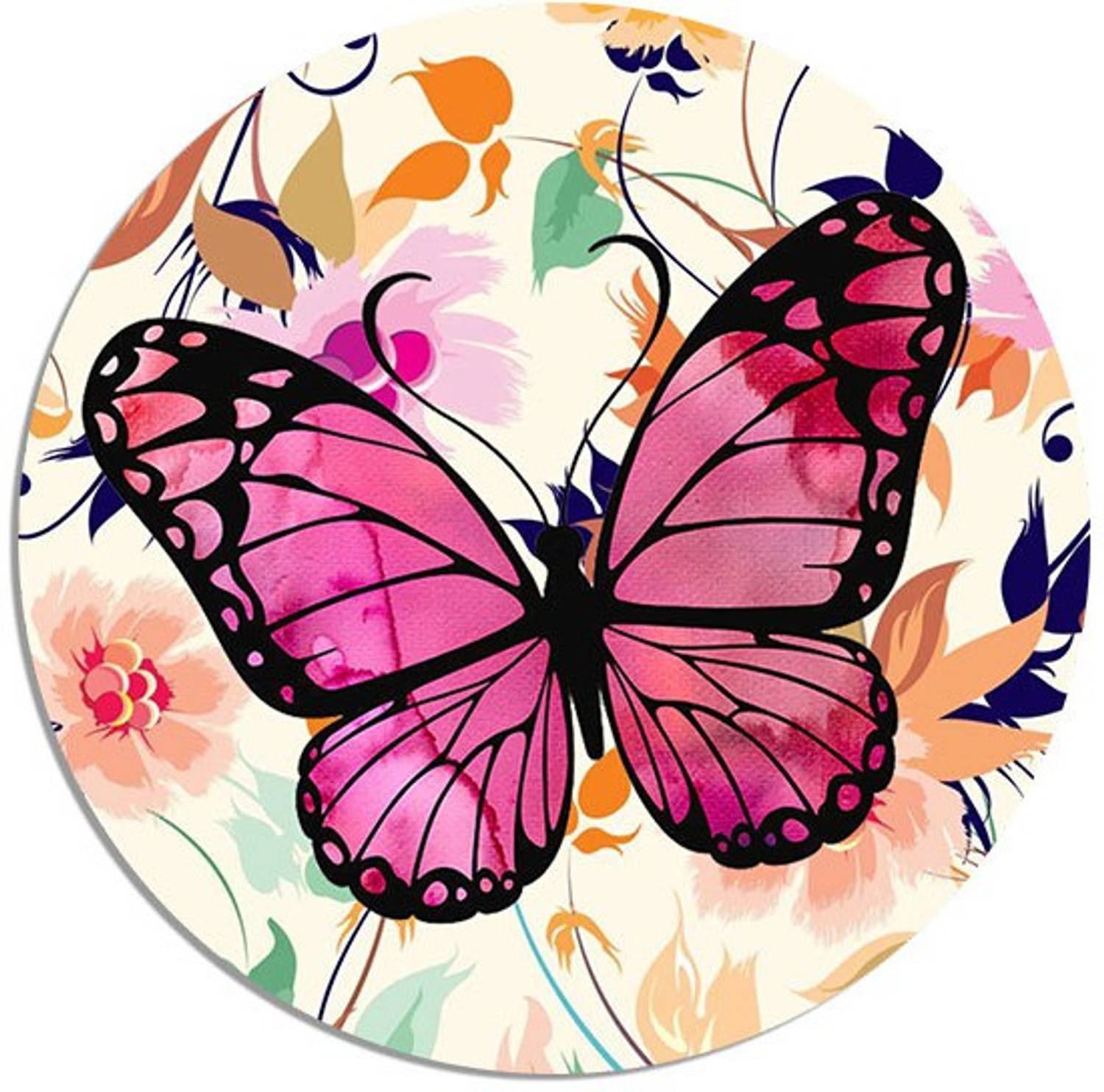 Artvibes Fridge Magnet Butterfly Decorative Item for Refrigerator|Almirah|(RM_7045N) Fridge Magnet Pack of 1