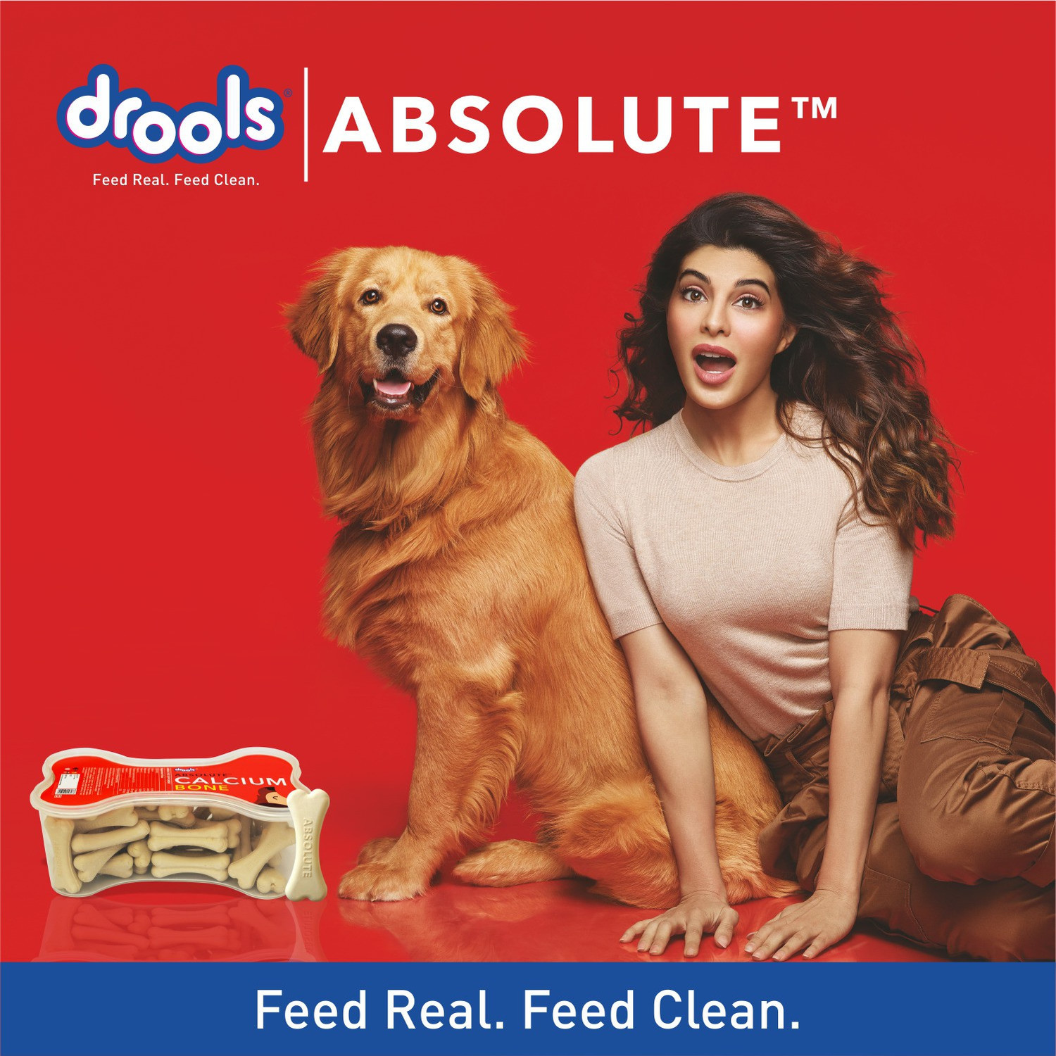 Image of Drools Absolute Calcium Bone 20 Pieces Dog Treats Pet Health Supplements
