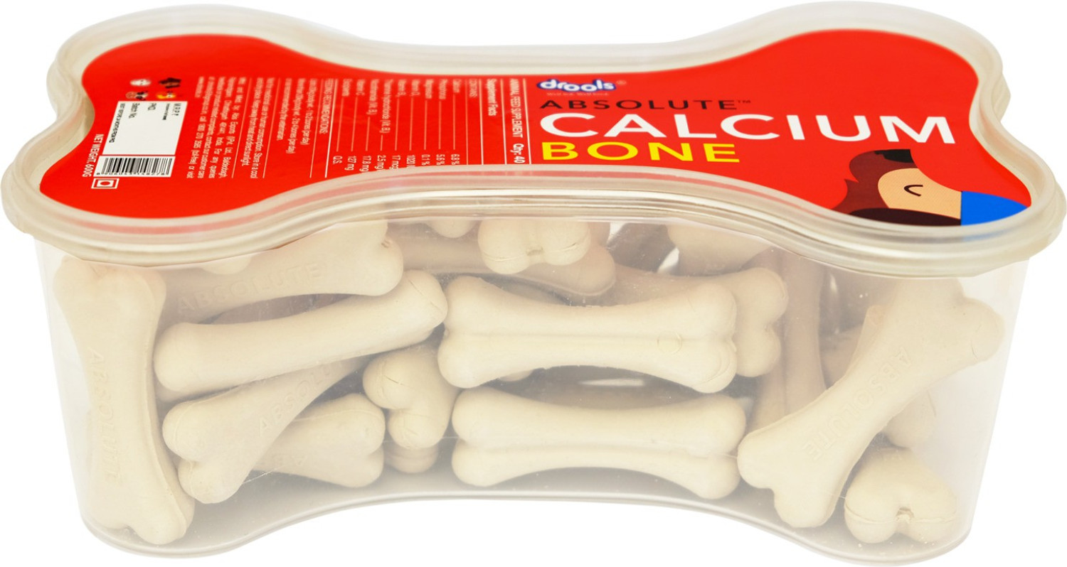 Image of Drools Absolute Calcium Bone 20 Pieces Dog Treats Pet Health Supplements