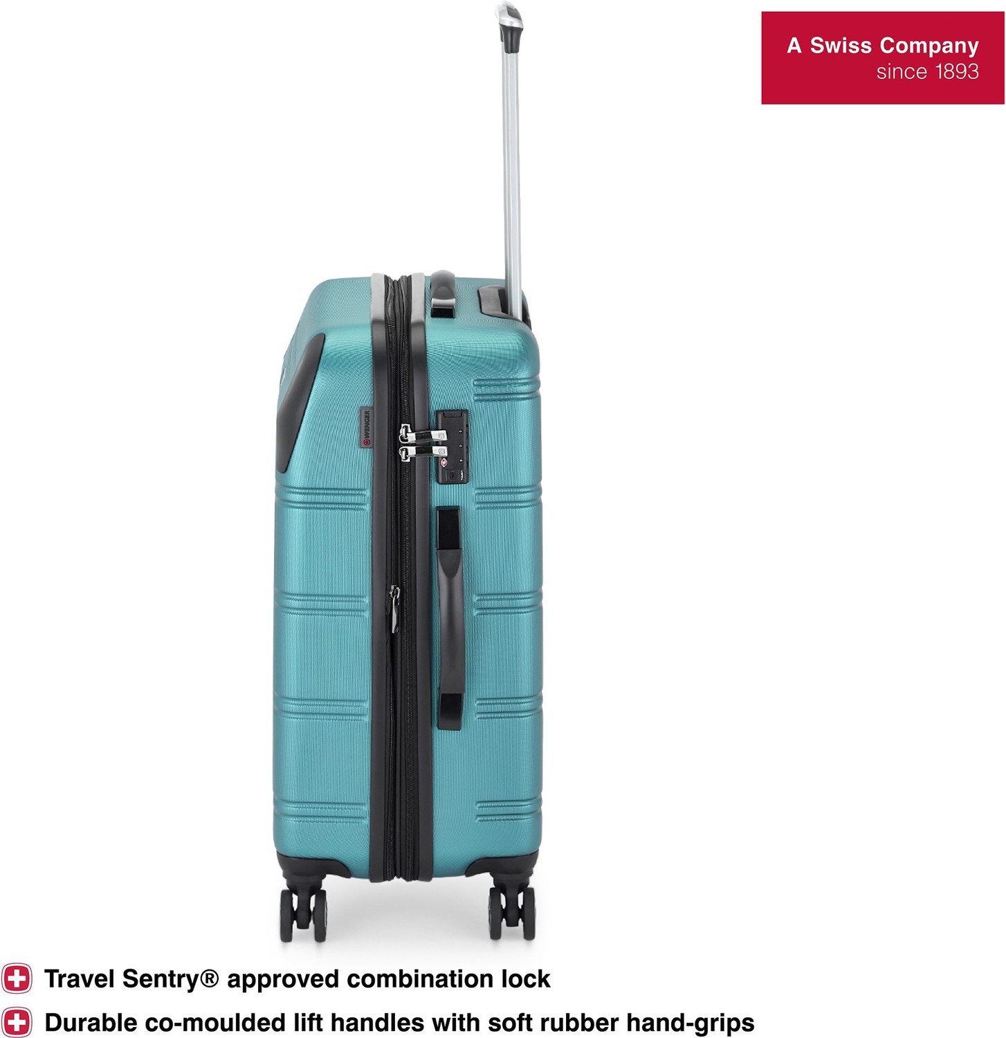 Image of Wenger Static Pro Expandable Check-in Suitcase 8 Wheels - 26 inch