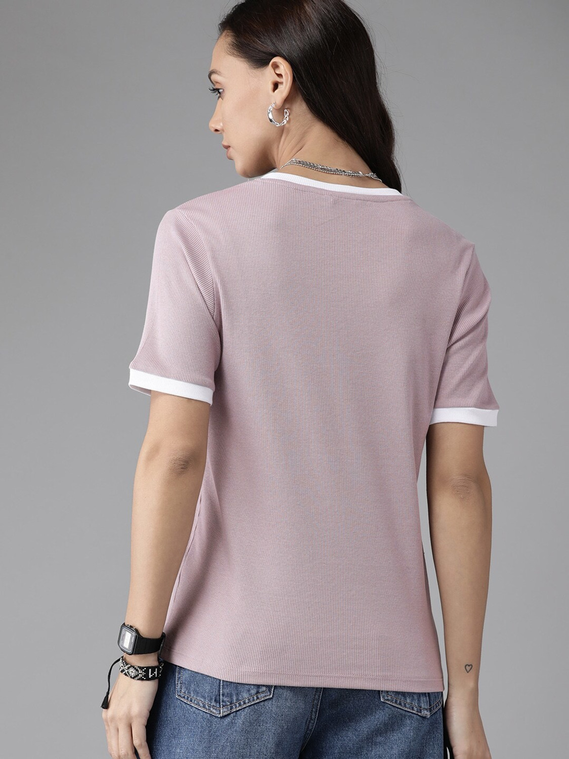 Image of Roadster Casual Solid Women Purple Top