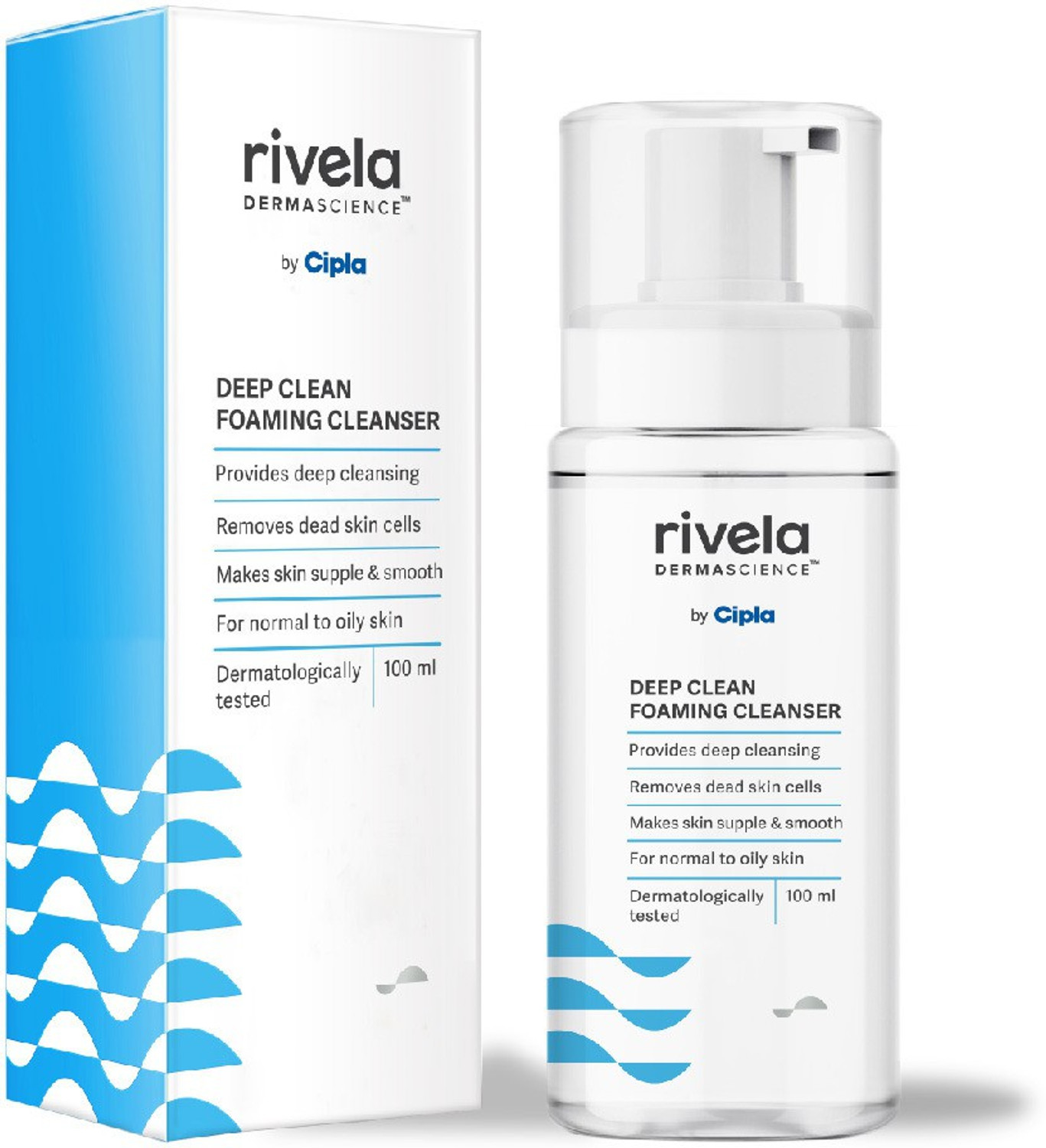Image of Rivela Dermascience by la Deep Clean Foaming Cleanser | Provides deep cleansing Face Wash