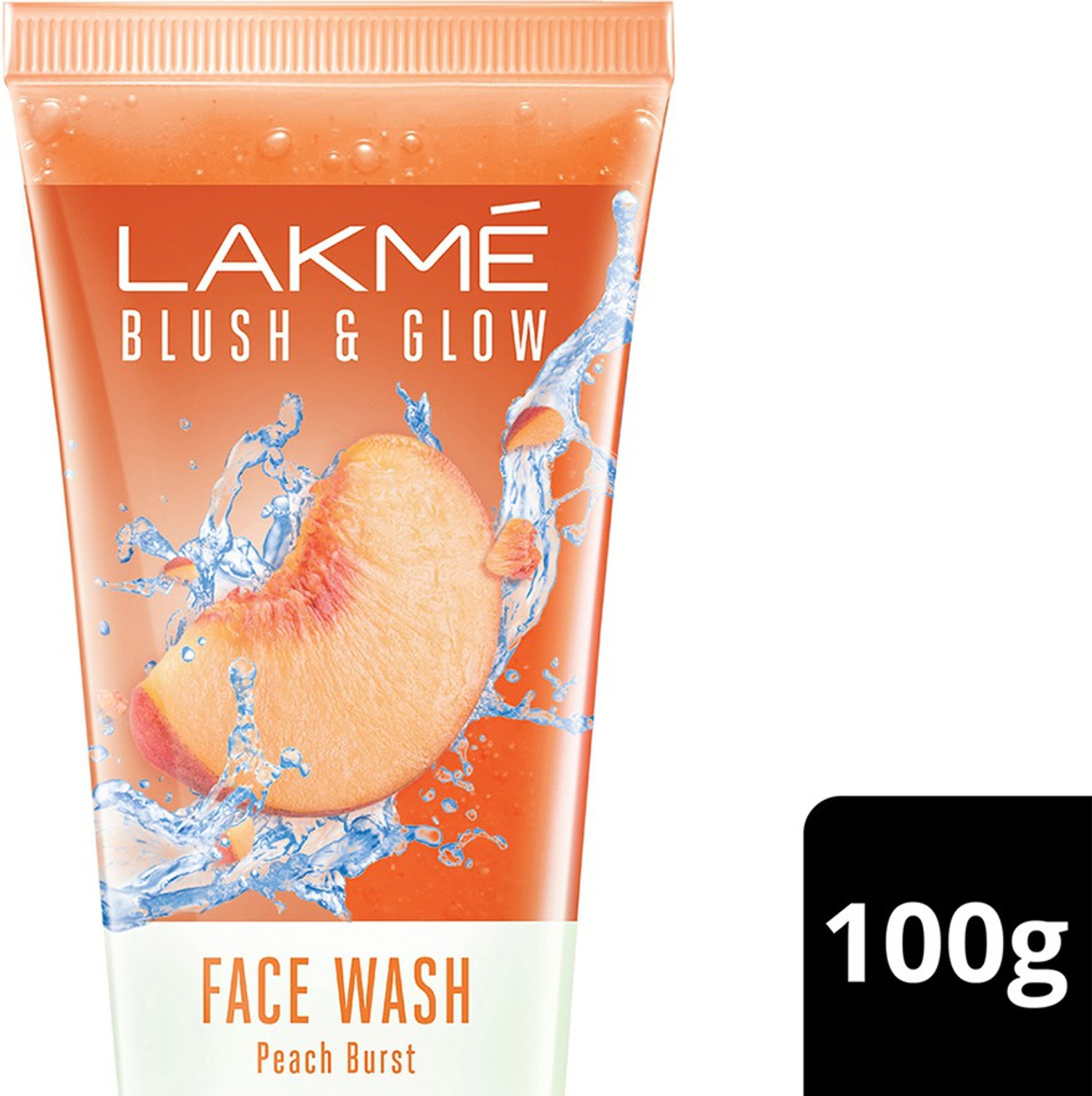 Image of Lakme Blush and Glow Peach Extracts Gel Face Wash