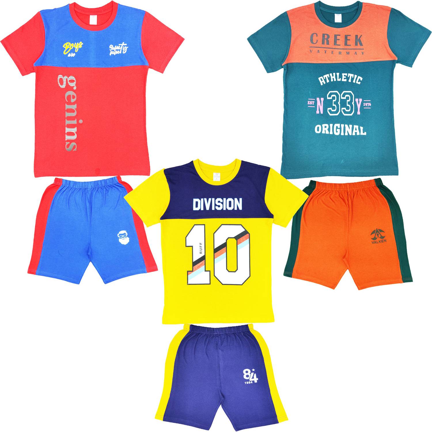 crazyon Boys Casual T-shirt Shorts