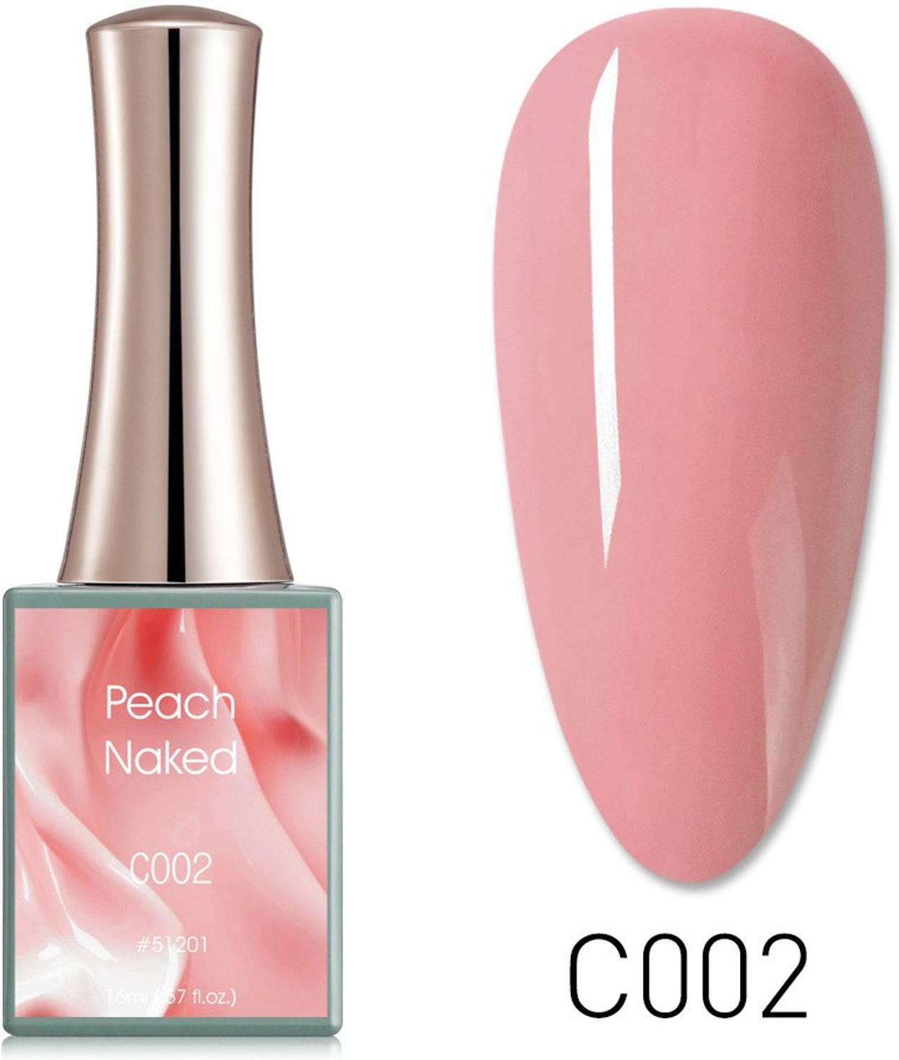 Canni 16ml UV Gel peach naked series UV nail gel polish Nail Art