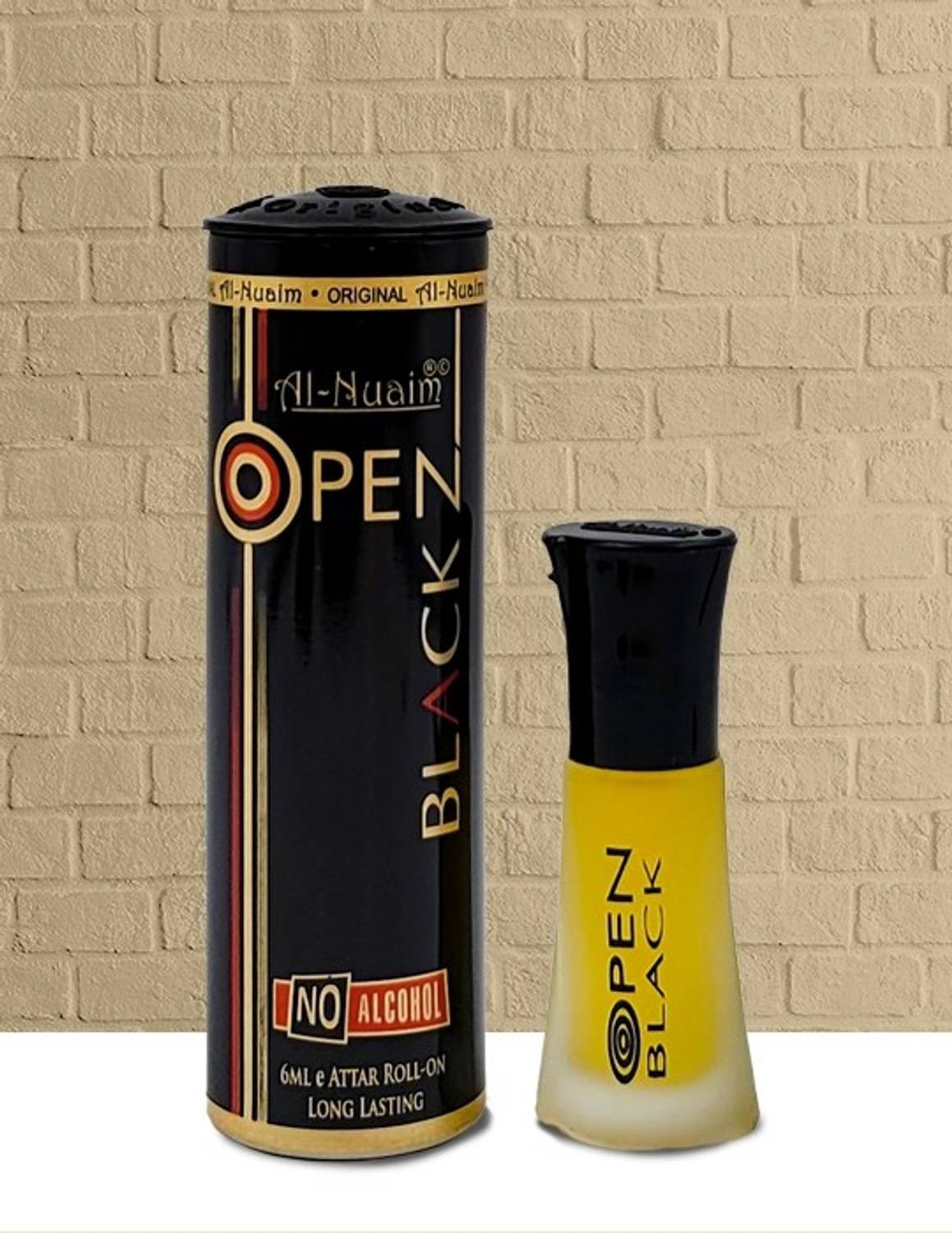 Al Nuaim Brand 100% Original Open Black 6Ml Great Fragrance Long-Lasting (Unisex) Floral Attar
