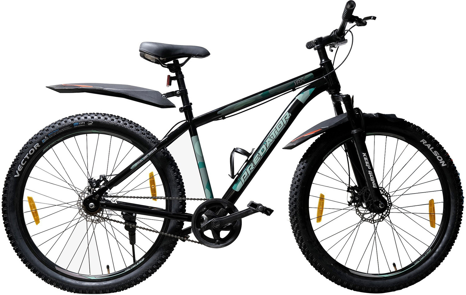 Image of HRX Predator with Front Suspension and Dual Disc Brakes 85% Assembled 26 T (inch) Mountain Cycle