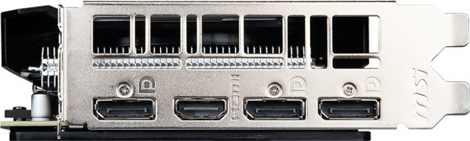 Image of MSI GeForce RTX 2060 VENTUS GP OC GDDR6 6 GB NVIDIA Chipset 192 bit 1710 MHz Graphics Card