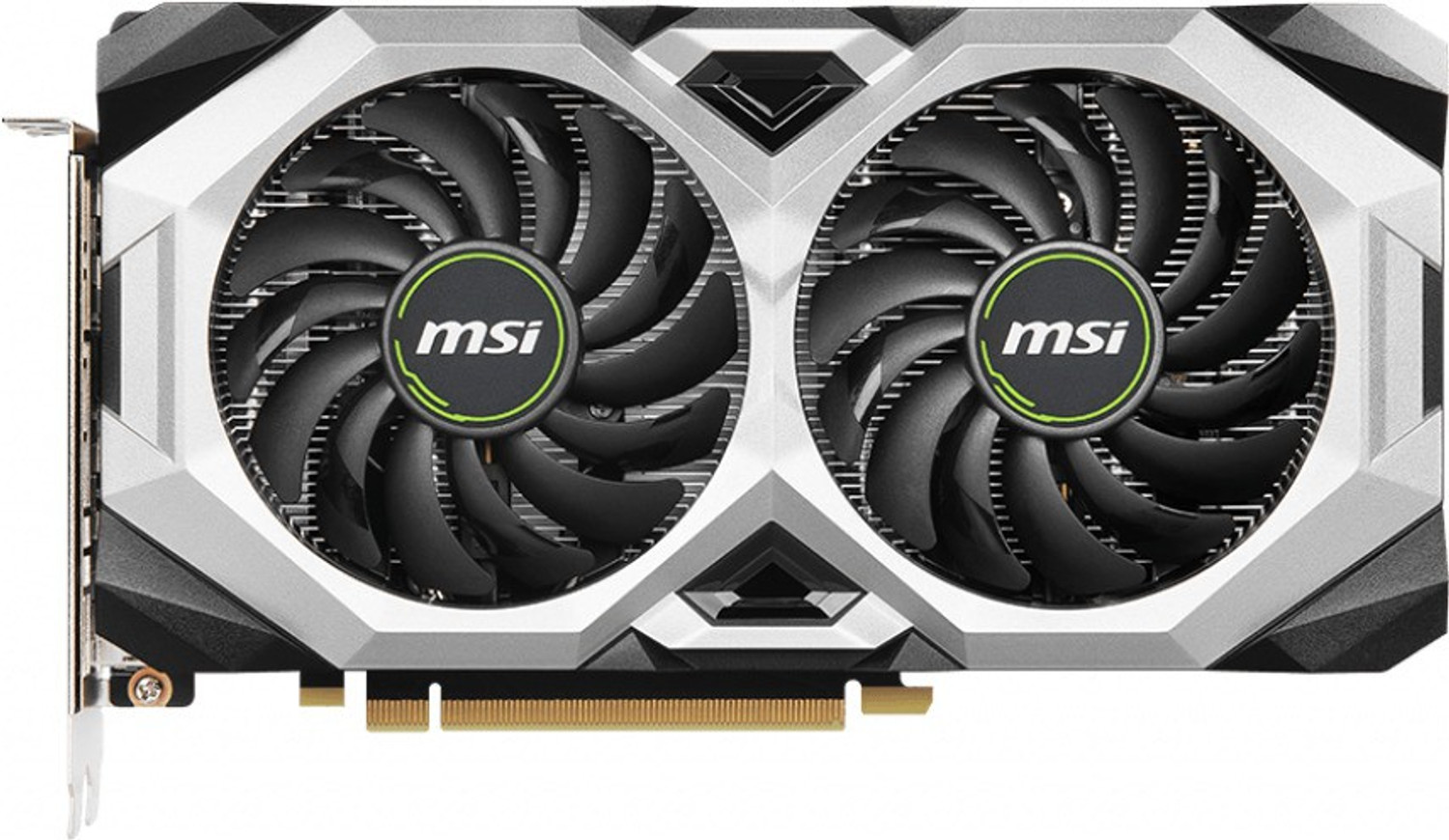 Image of MSI GeForce RTX 2060 VENTUS GP OC GDDR6 6 GB NVIDIA Chipset 192 bit 1710 MHz Graphics Card