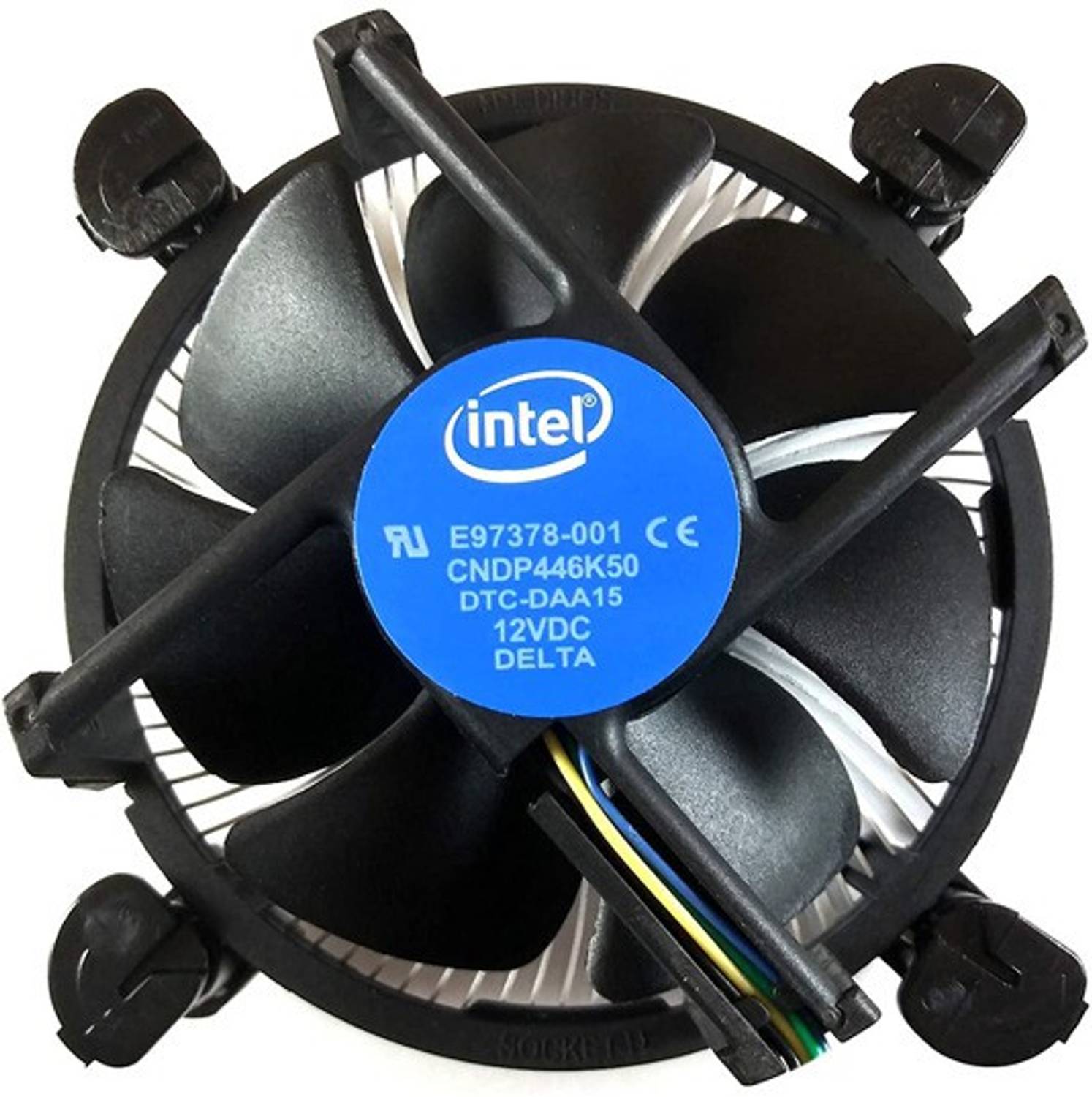 RRCART CPU Fan for intel i3 i5 i7 Socket LGA 1150 1151 1155 1156 4-Pin Connector Fan with Heat Sinks Processor Cooler