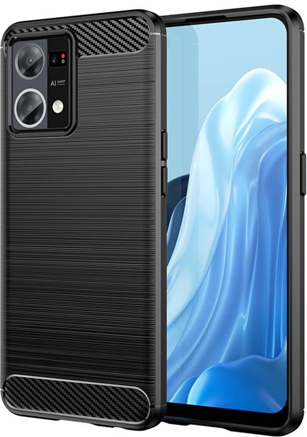 ASMANTIC Back Cover for Oppo F21 Pro 4G
