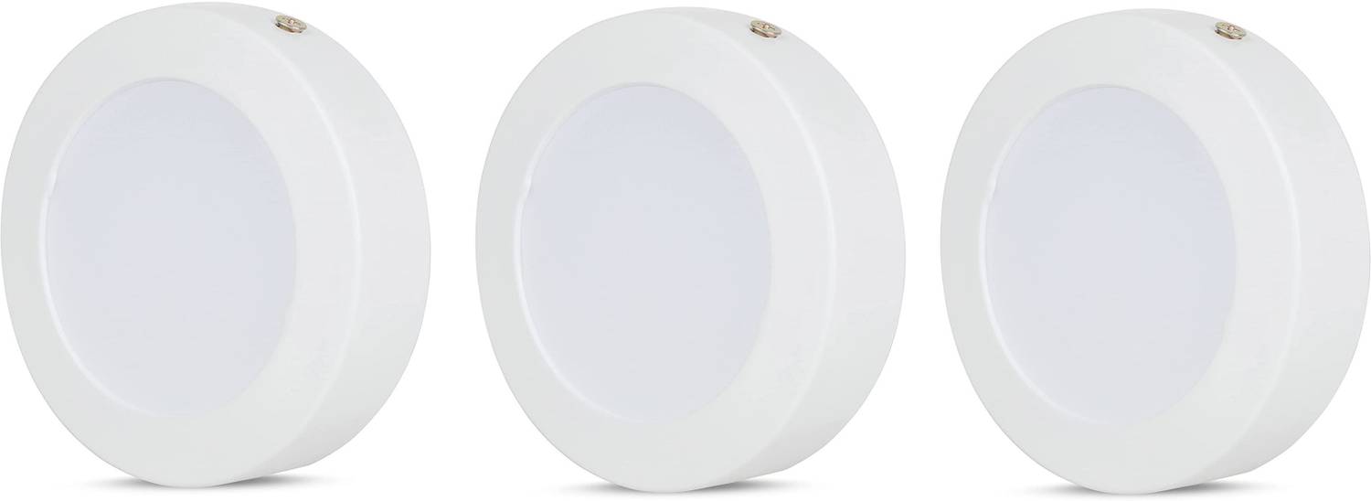 Brightstar LED 9W CBL Round Surface Down Light White Pack of 3 Recessed Ceiling Light Ceiling Lamp