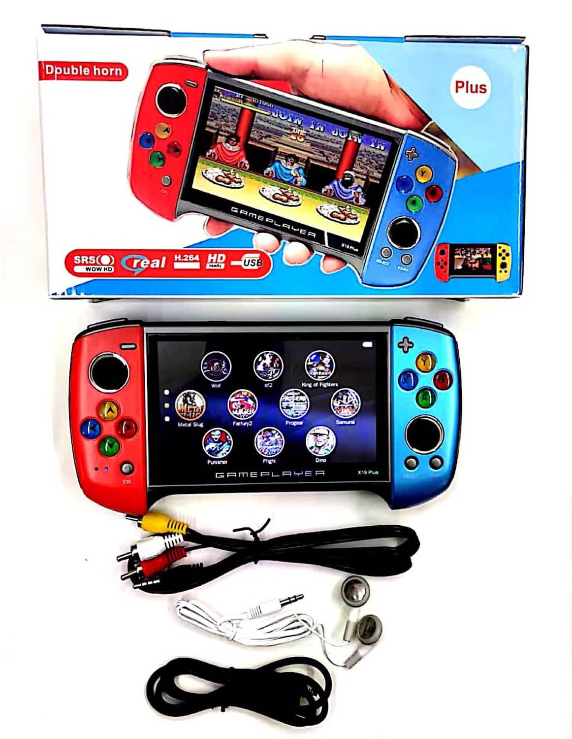 Clubics X19 Plus HD Screen Game Console 8GB Memory & MP3 Player with Speaker HD Edition