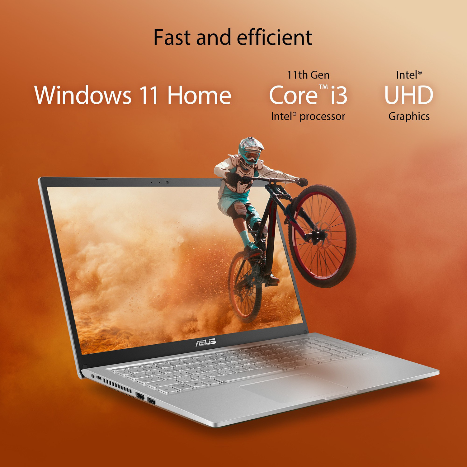 Image of ASUS Vivobook 15 Intel Core i3 11th Gen 1115G4 - (8 GB /512 GB SSD /Windows 11 Home) X515EA-EJ328WS Thin and Light Laptop