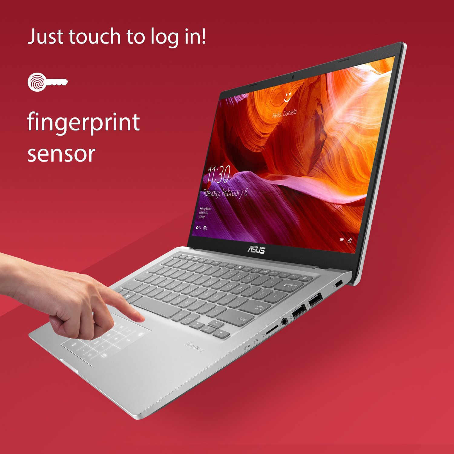 Image of ASUS VivoBook 14 Intel Core i3 10th Gen - (8 GB /1 TB HDD /Windows 11 Home) X415JA-BV302WS Thin and Light Laptop