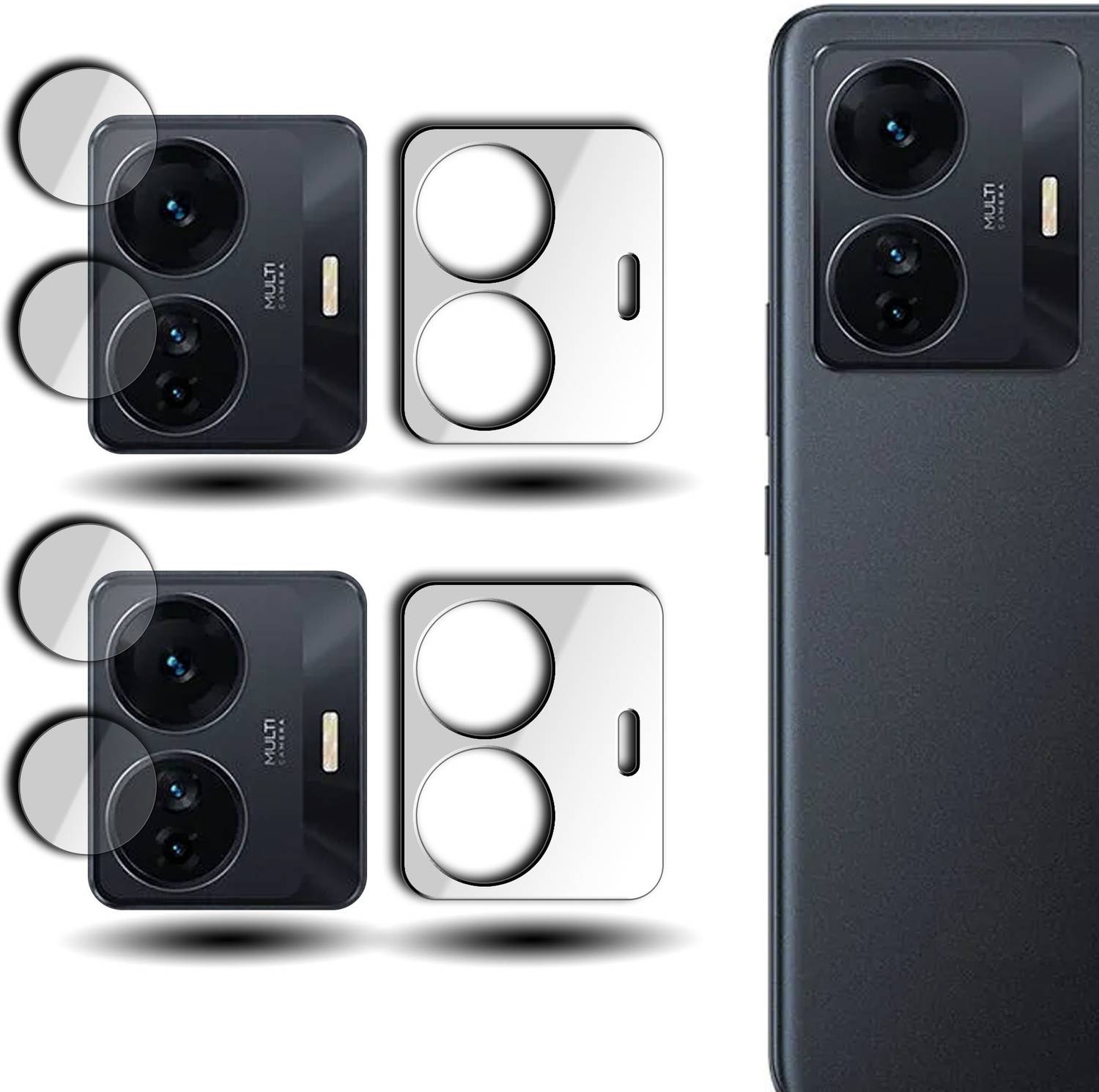 ASTARD Back Camera Lens Glass Protector for - IQOO Z6 Pro