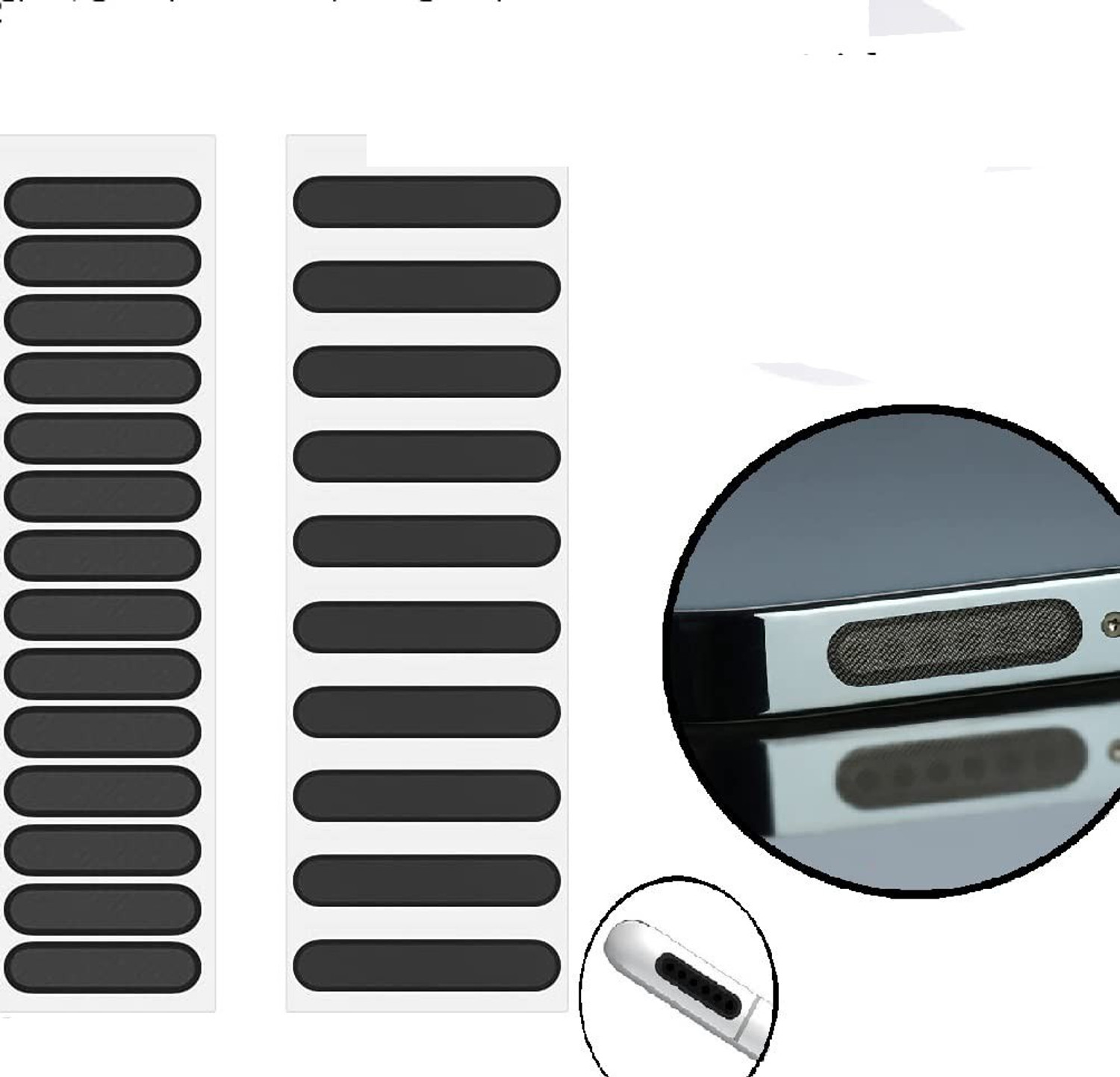 Image of Uzcell Mobile Speaker Dust Protector for Android & iPhone (Long 5 /Short 5 Pcs) Mobile Skin