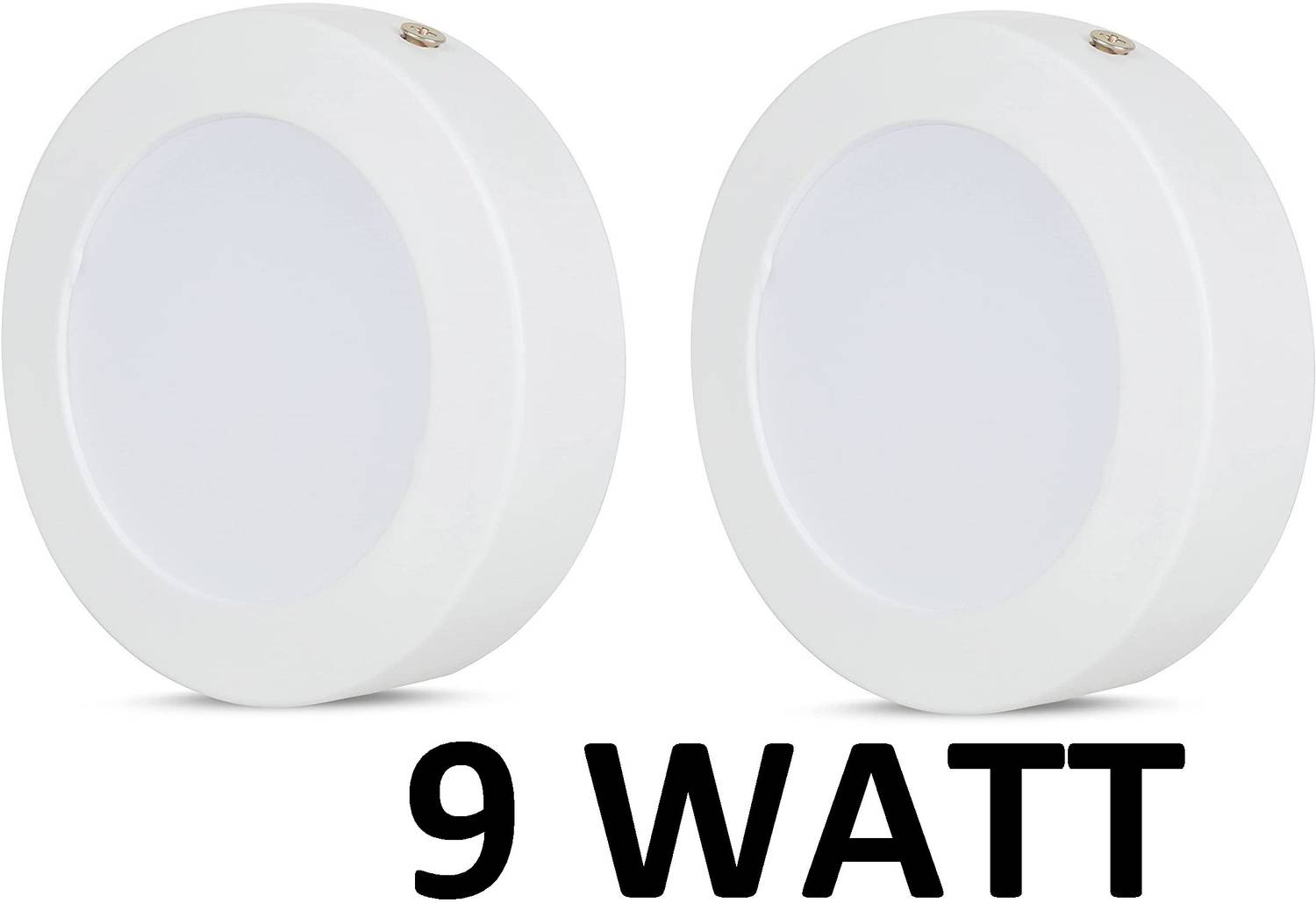 Brightstar LED 9W CBL Round Surface Down Light White Pack of 1 Recessed Ceiling Light Ceiling Lamp