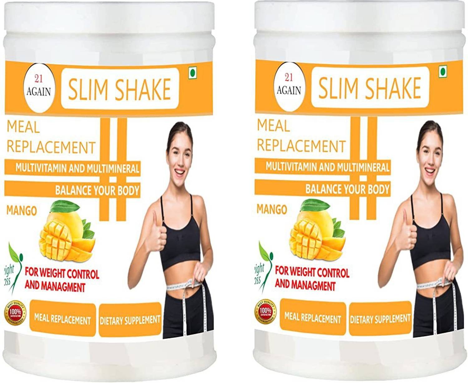 21 again Slim Shake-Meal Replacement Shake For Weight Loss & Management And control Protein Shake