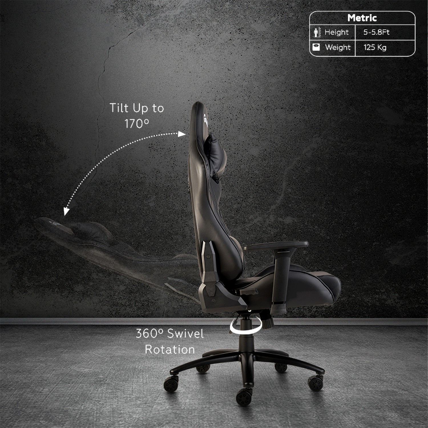 Image of CELLBELL GC02 Transformer Series with Removable Neck Rest and Adjustable Back Cushion Gaming Chair