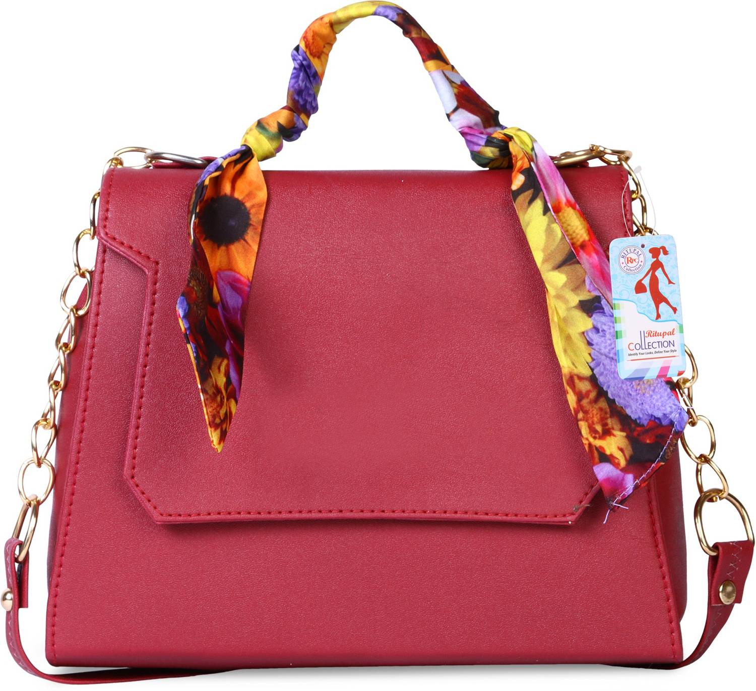 Ritupal COLLECTION Girls Maroon Handbag