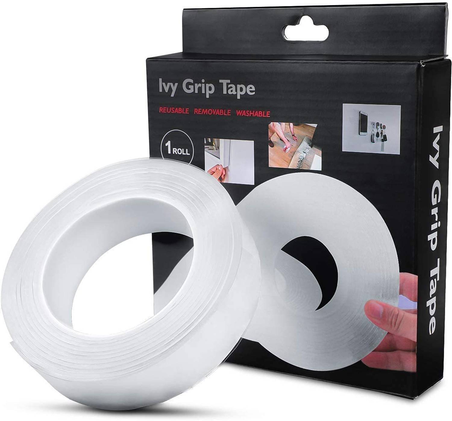 BRANDSHOPPY Double Sided Tape Heavy Duty Reusable Strong Sticky Strips Grip Tape 5 cm Double-sided Tape