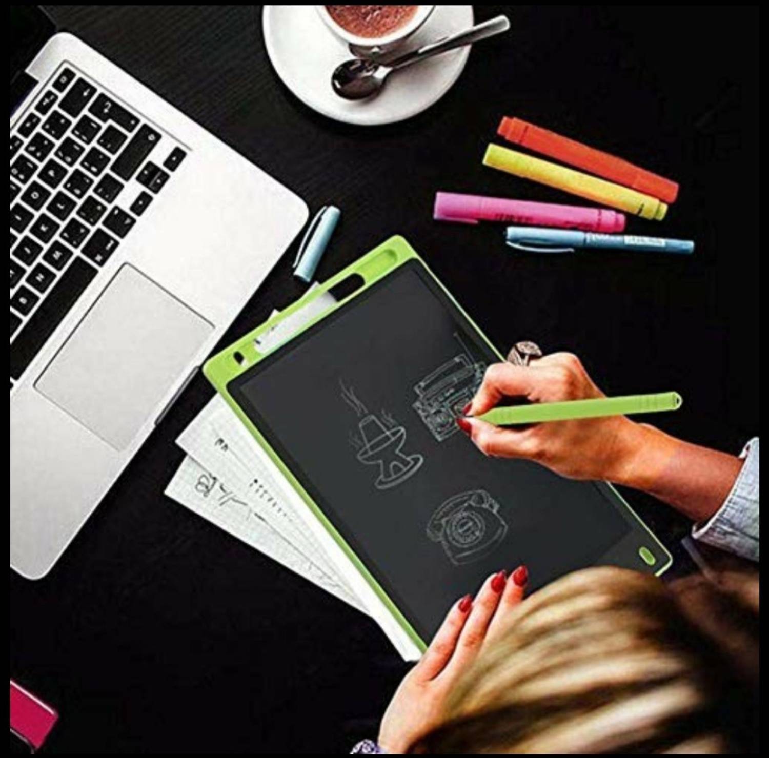BSVR Smart LCD Writing Lablet Advance Portable 8.5 inch Paperless Writing Smart LCD Writing Lablet 032 Advance Portable 8.5 inch Paperless Writing 8 x 8 inch Graphics Tablet Connectivity - Wireless