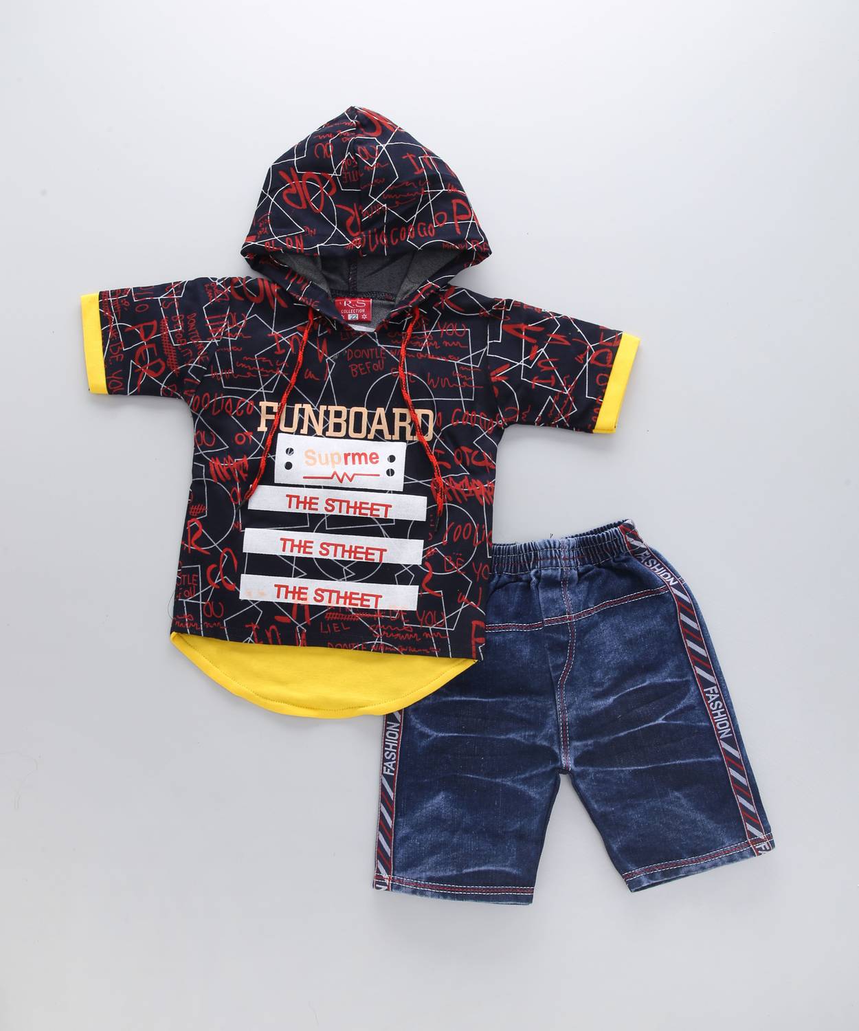 UsmanGhani Baby Boys & Baby Girls Casual T-shirt Shorts