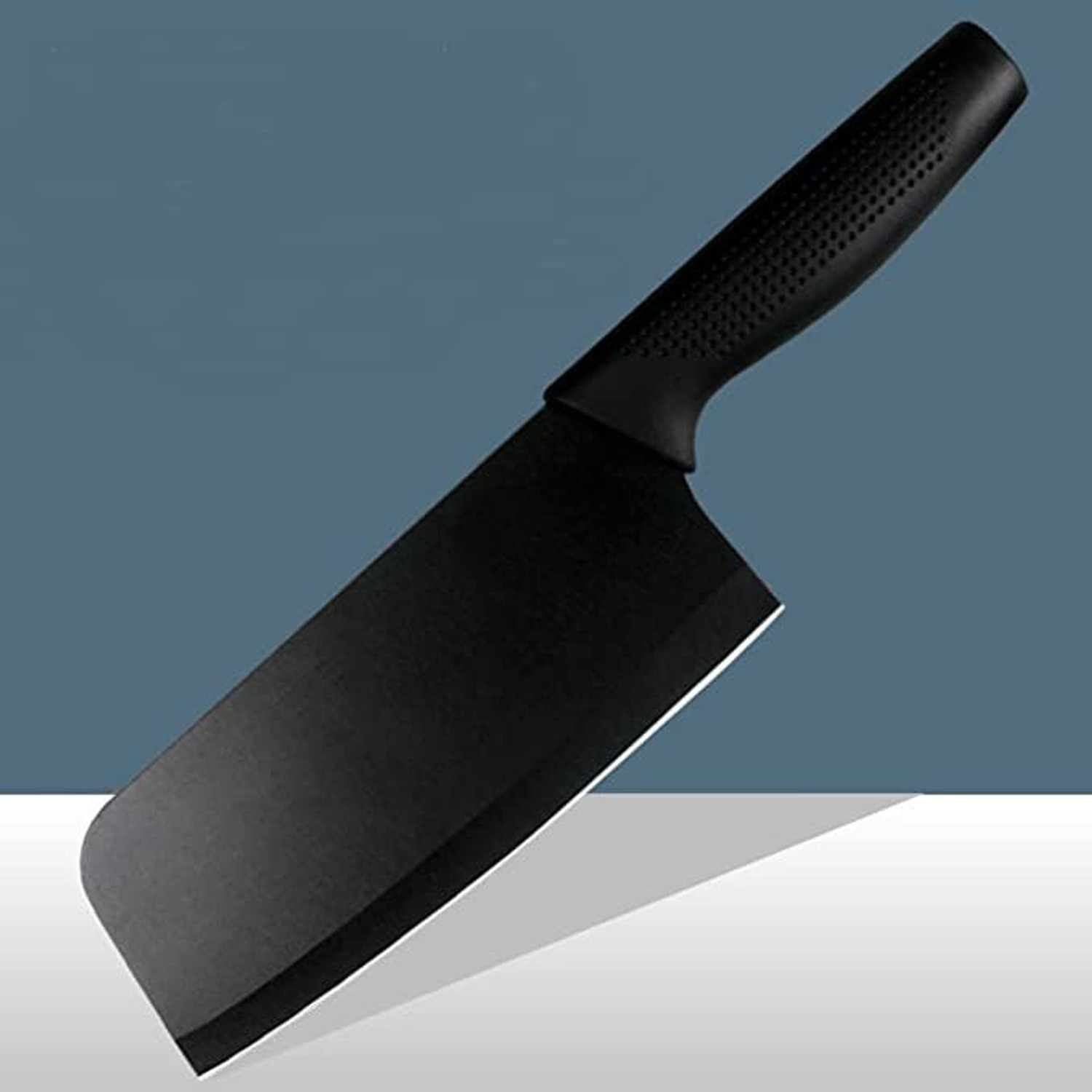 Image of YELONA 1 Pc Stainless Steel Knife Premium Black Vegetable, Meat Cleaver- Butcher Knife with Stainless Steel Handle