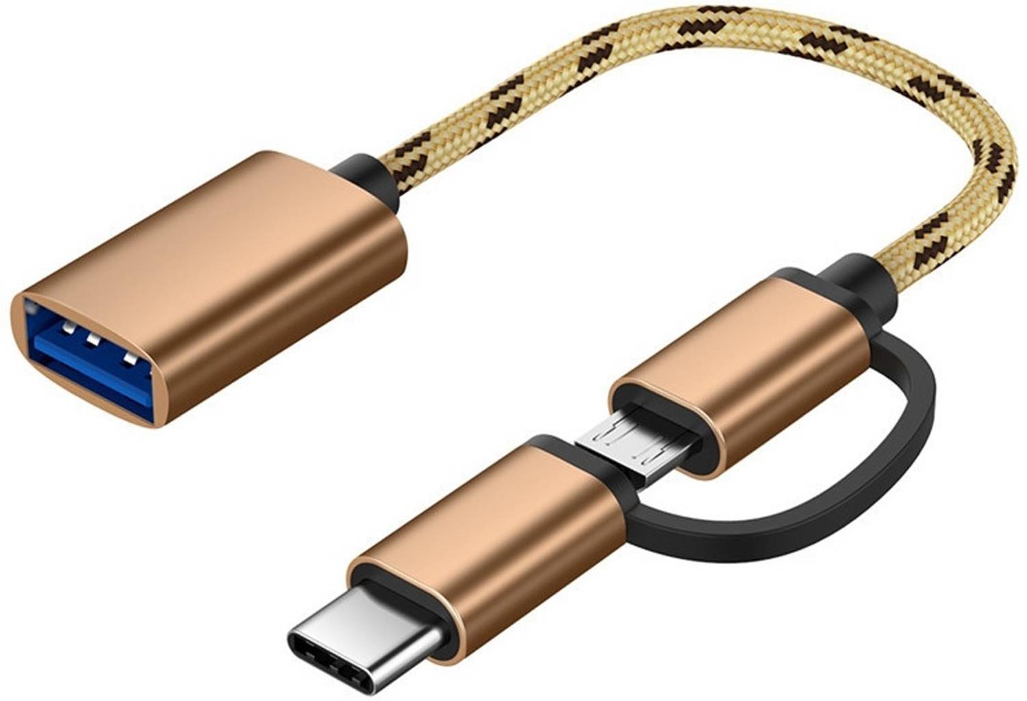 RPMSD USB Type C, Micro USB OTG Adapter (Pack of 1)