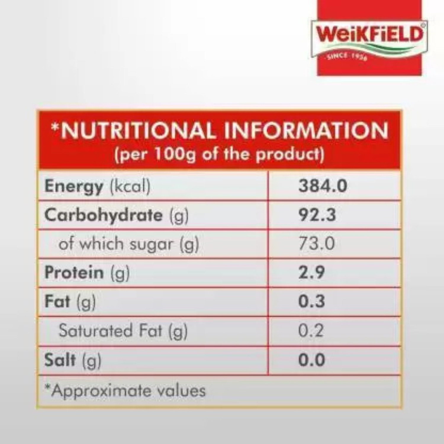 Image of WeiKFiELD Falooda (Mango,Strawberry,Rose 200g each) 600 g