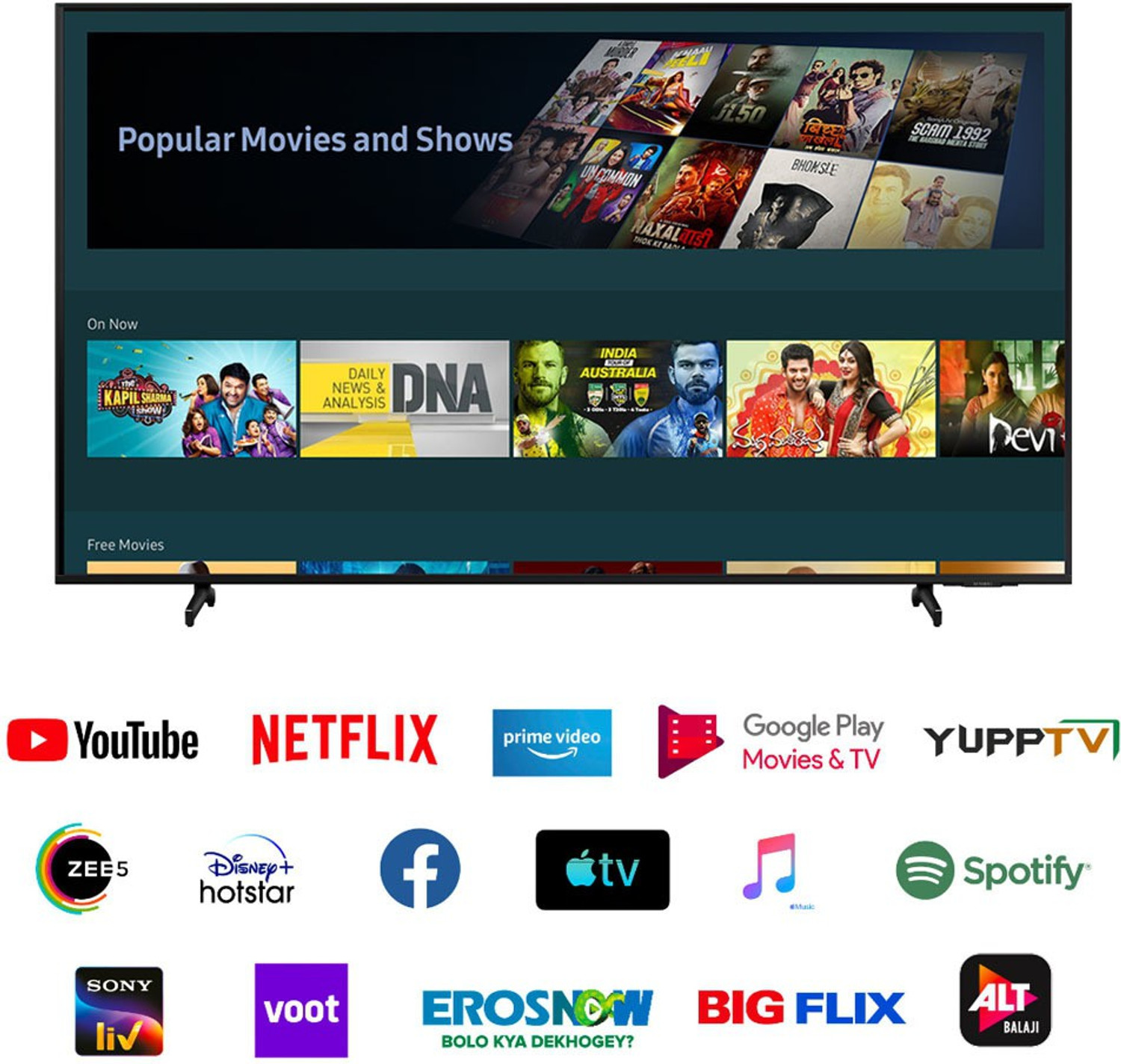 Image of Samsung BU8000B 109.22 cm (43 inch) Ultra HD (4K) LED Smart Tizen TV