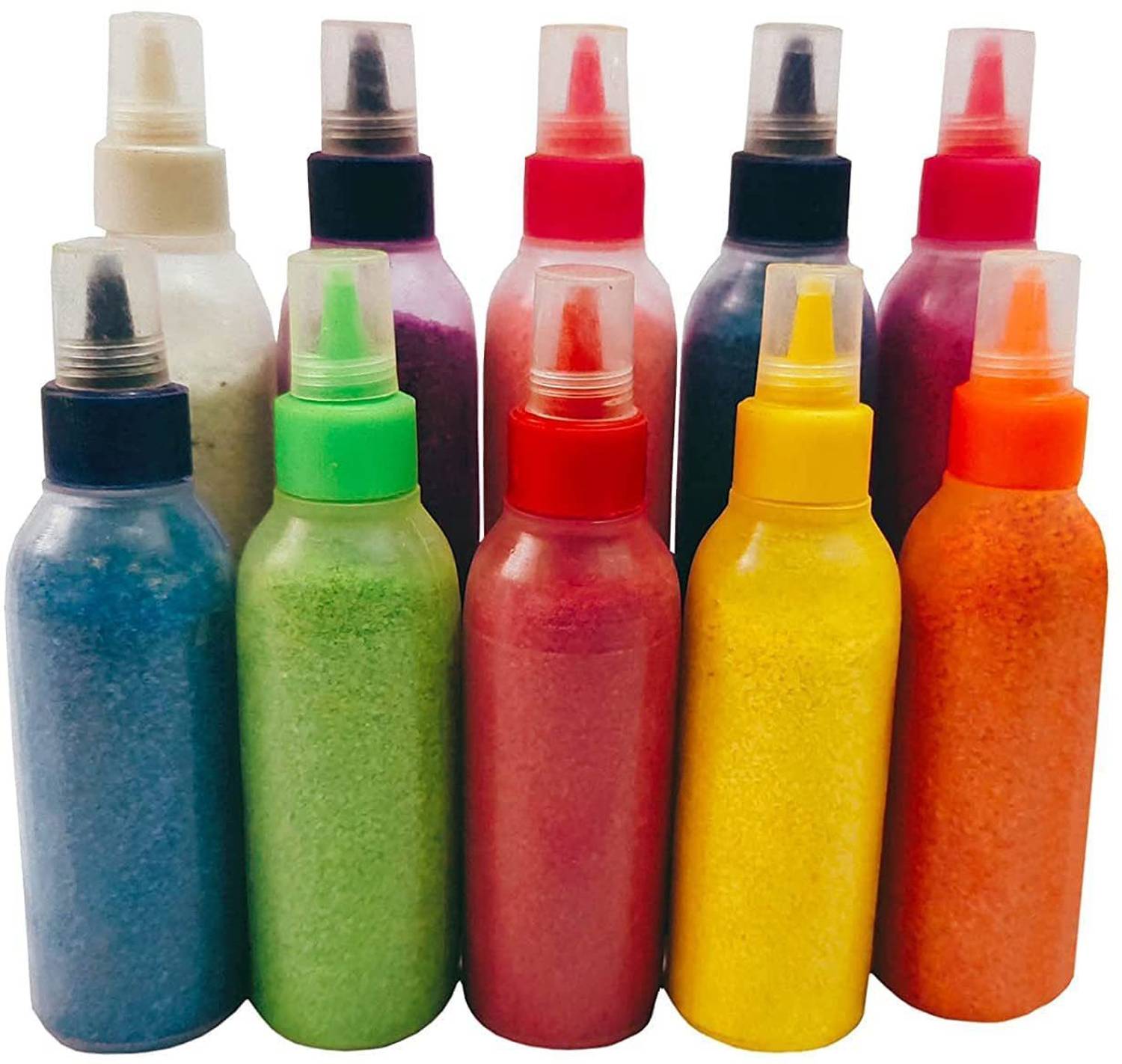 Aaina creations Pack of 10 Rangoli Powder