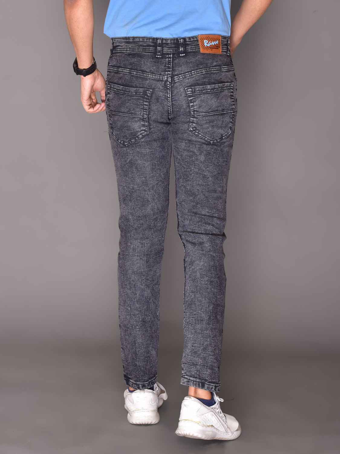 Image of RASSO Slim Men Grey Jeans